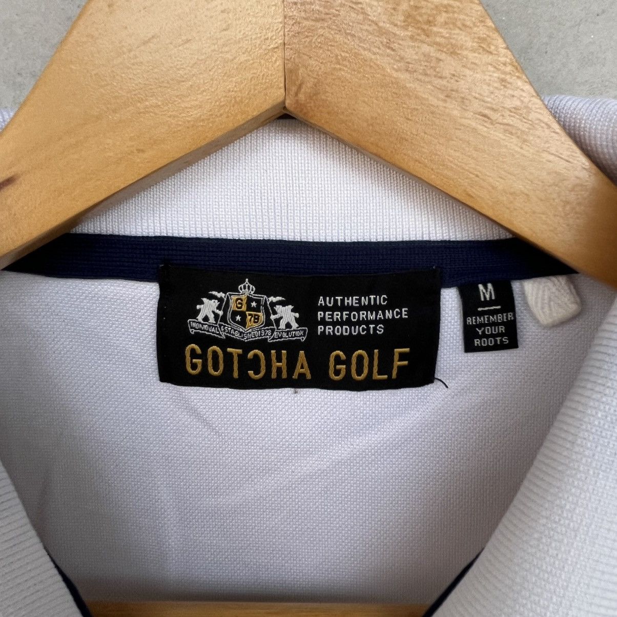 Other Vintage White Polo Shirt With Black Accents Size M Size US M / EU 48-50 / 2 - 9 Thumbnail