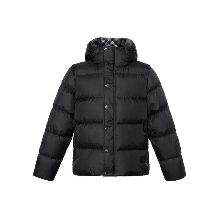 Burberry Burberry Burberry Black Hooded Down Jacket for Men and Wom Size US M / EU 48-50 / 2 - 1 Thumbnail