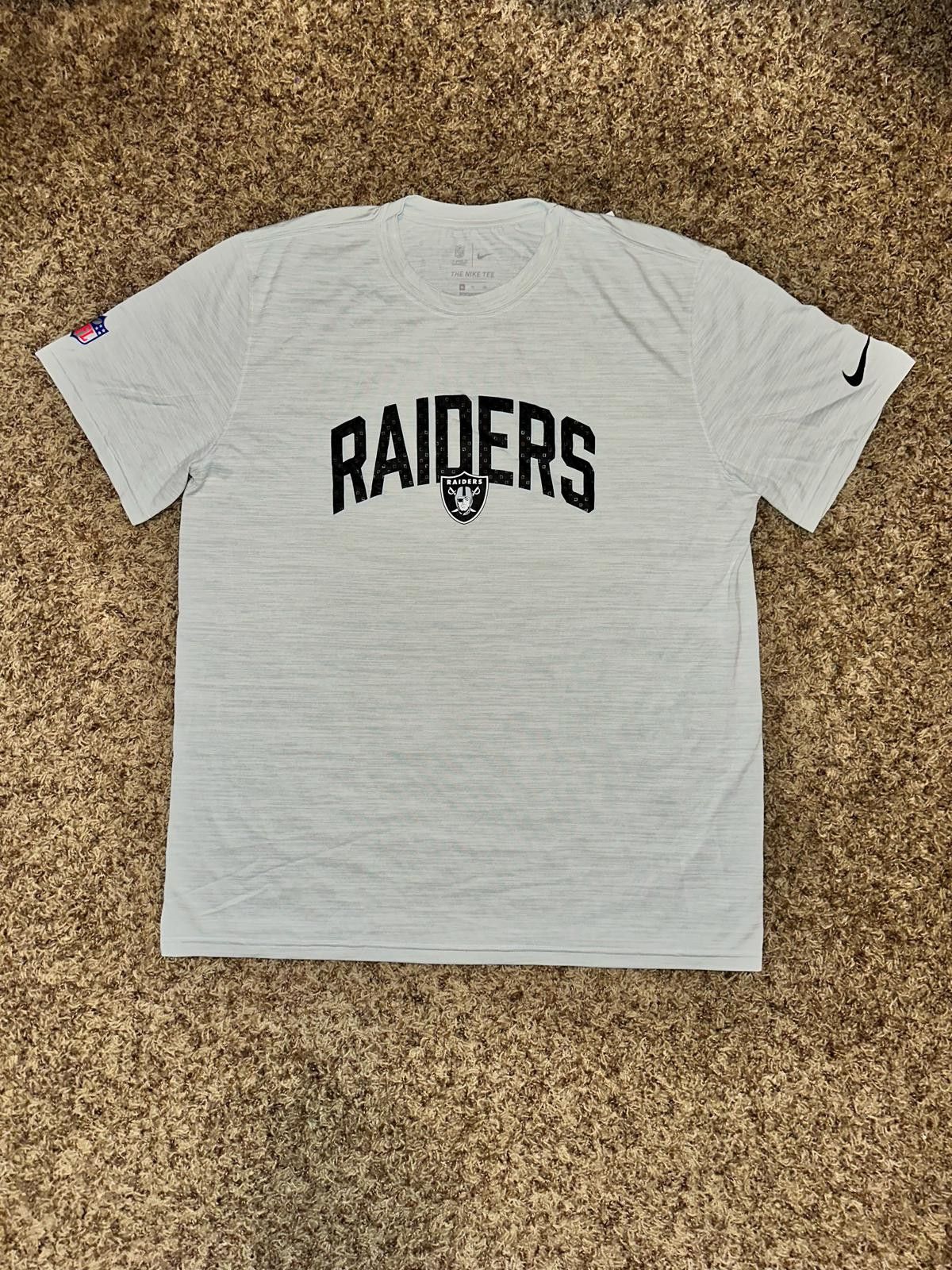 Nike Nike Dri-FIT Velocity Athletic Stack (NFL Las Vegas Raiders) Men's T-Shirt Size US XXL / EU 58 / 5 - 1 Thumbnail