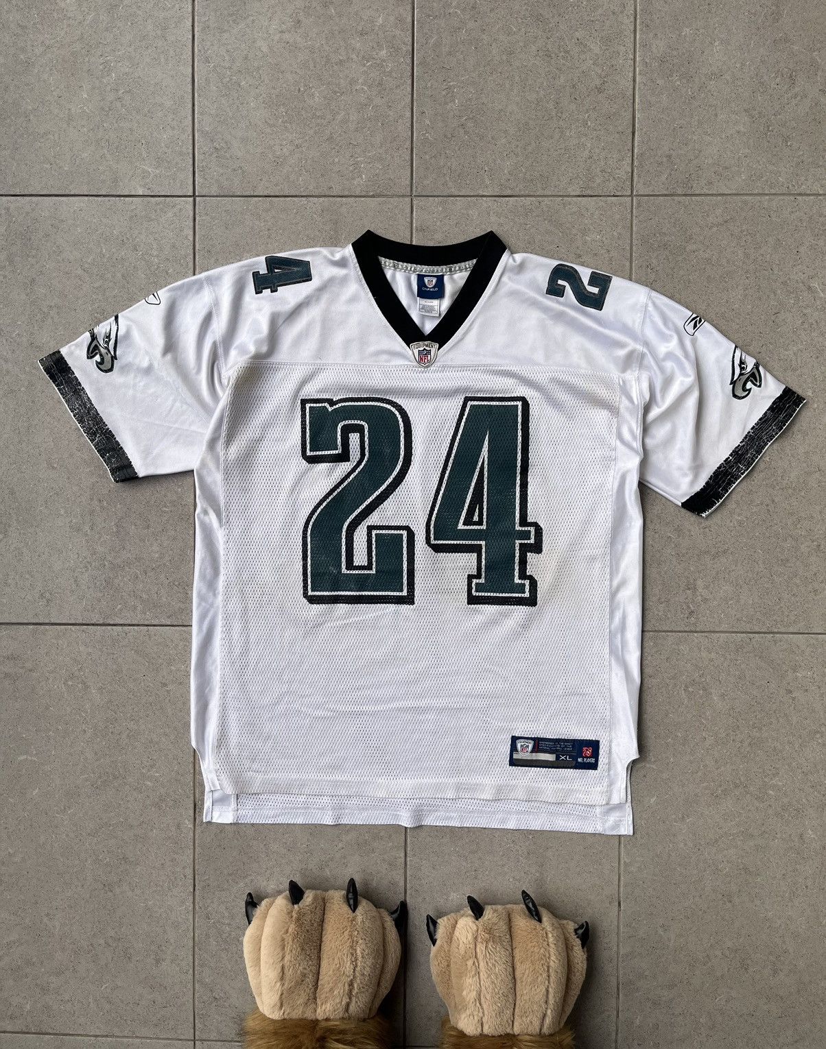 NFL × Vintage Asomugha #24 Philadelphia Eagles Stitched Jersey Size US XL / EU 56 / 4 - 1 Thumbnail