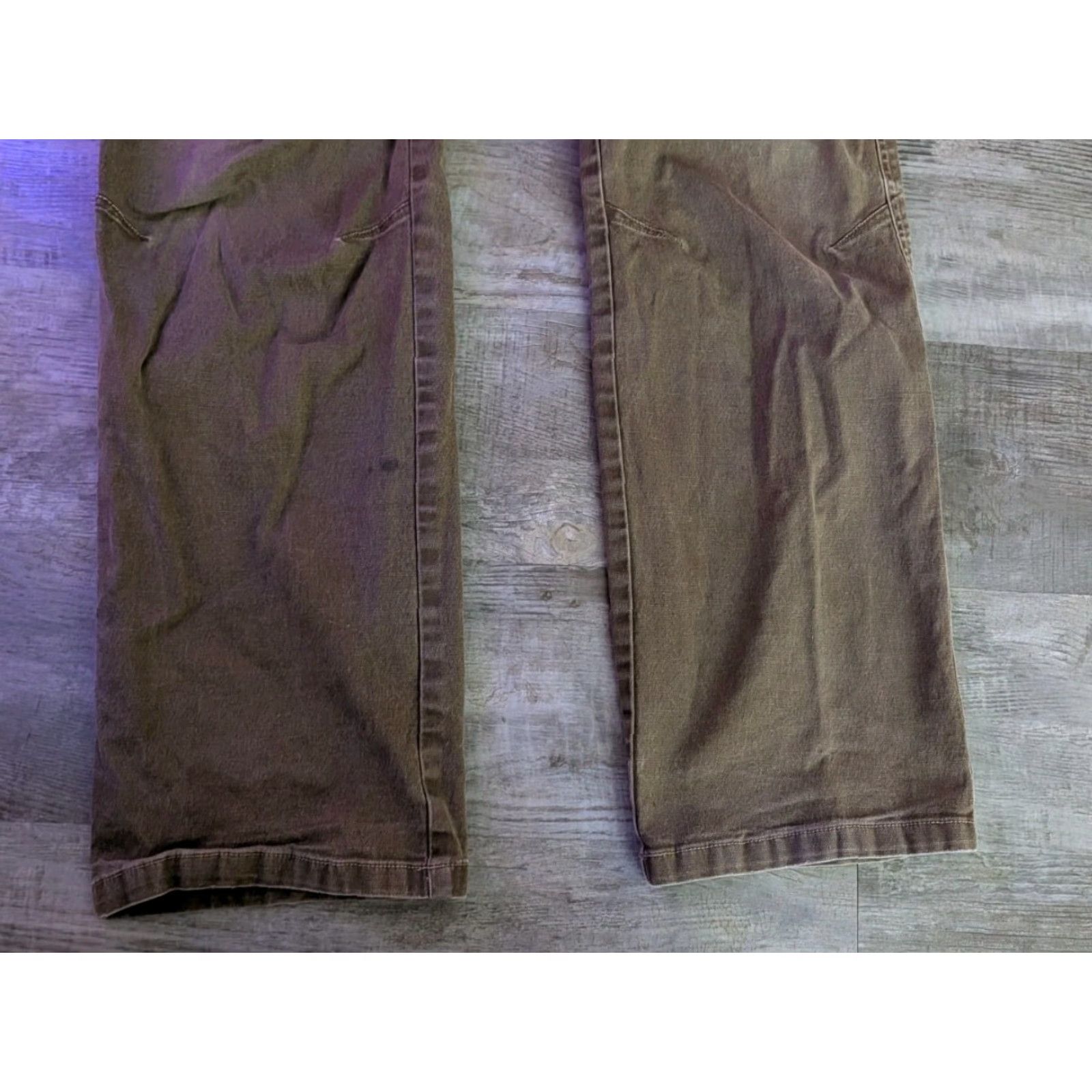 Vintage VINTAGE KUHL Kanvas Jean Mens 36x34 Kanvas Jean Pants Brownish Gray 5-Pocket Stretch Canvas Regular Fit 90s Outdoors Men Size US 36 / EU 52 - 2 Thumbnail