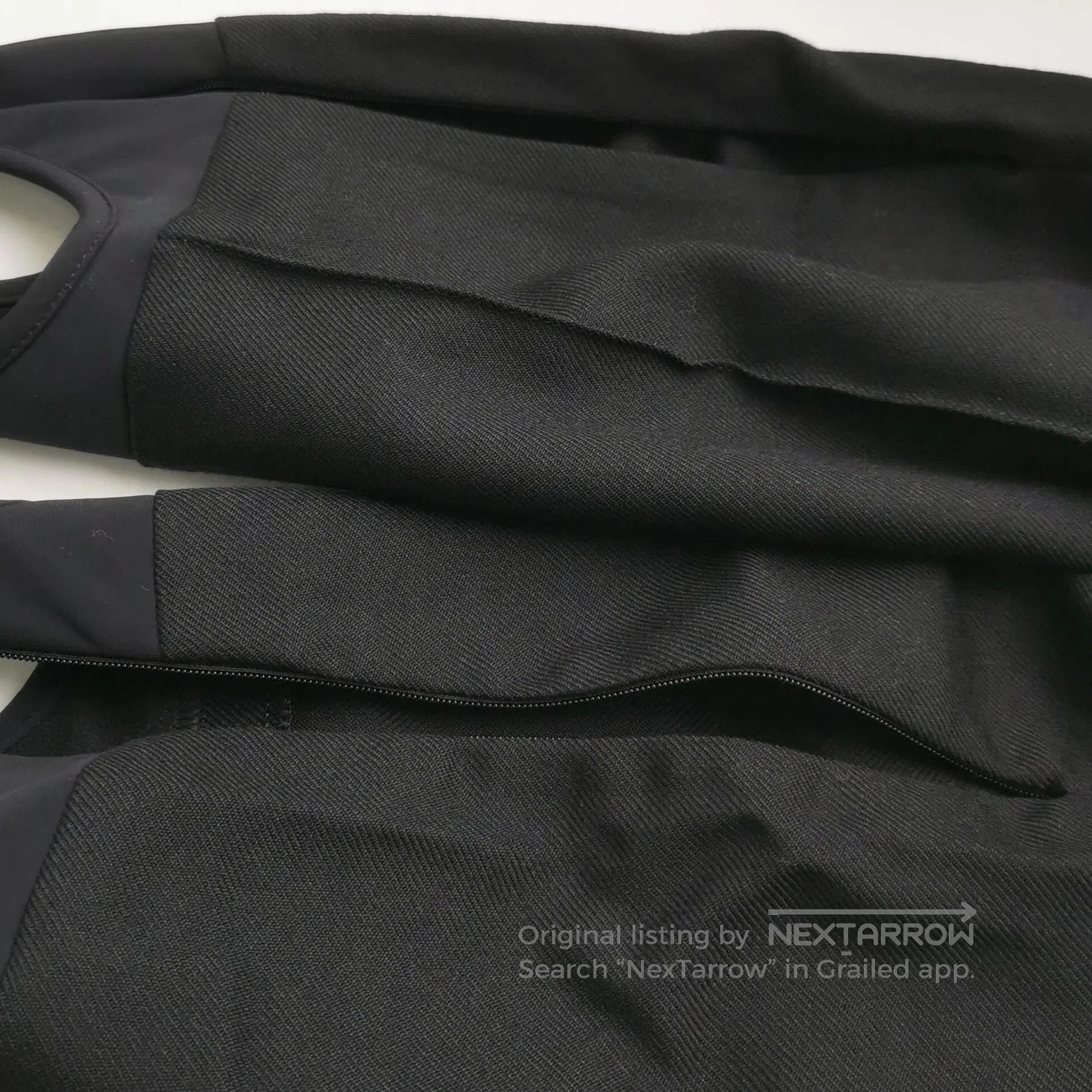 Moncler Moncler Black Contrast-Trim Pants Size L/50. Size US 34 / EU 50 - 1 Thumbnail