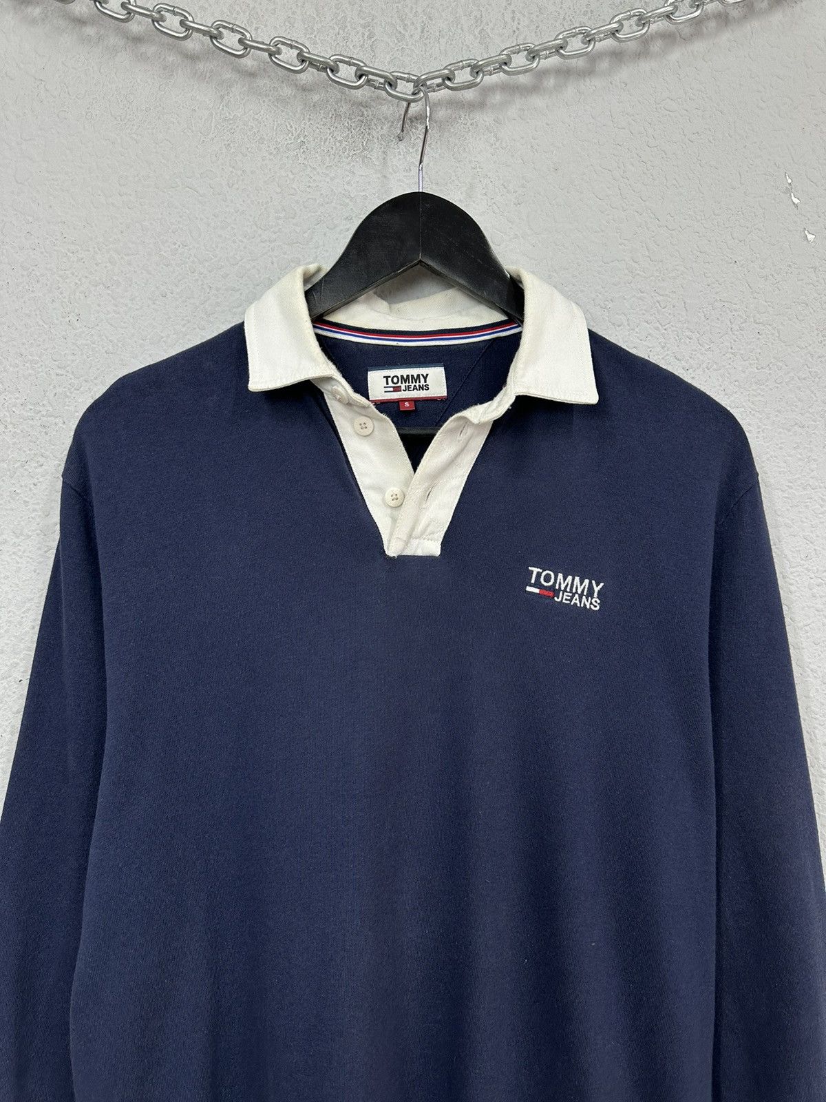 Tommy Jeans Vintage Regby Tommy Hilfiger T-shirt Y2k Avantgarde Size US S / EU 44-46 / 1 - 4 Thumbnail