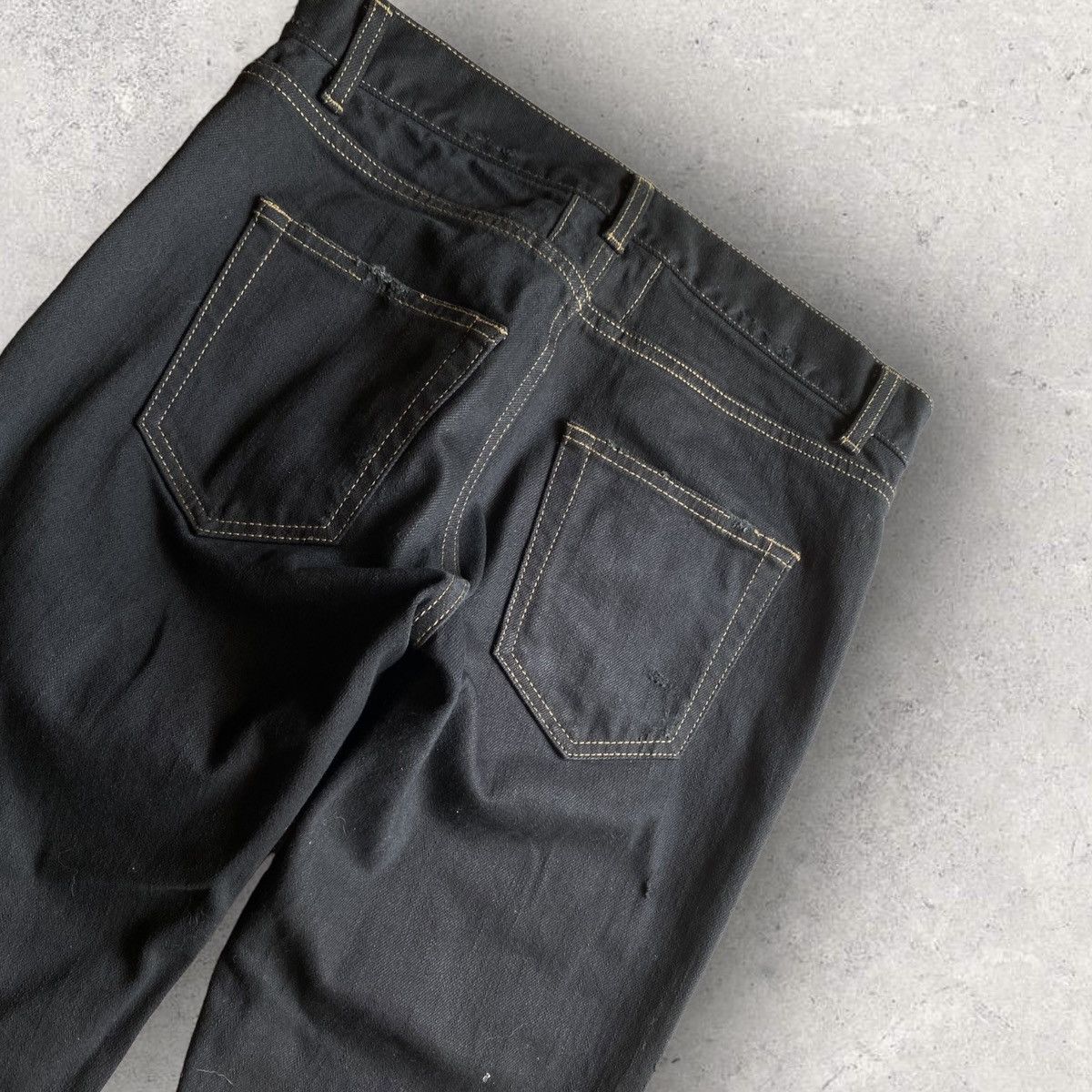 Hedi Slimane × Saint Laurent Paris SLP Trash Denim Black Chain Size US 30 / EU 46 - 5 Thumbnail