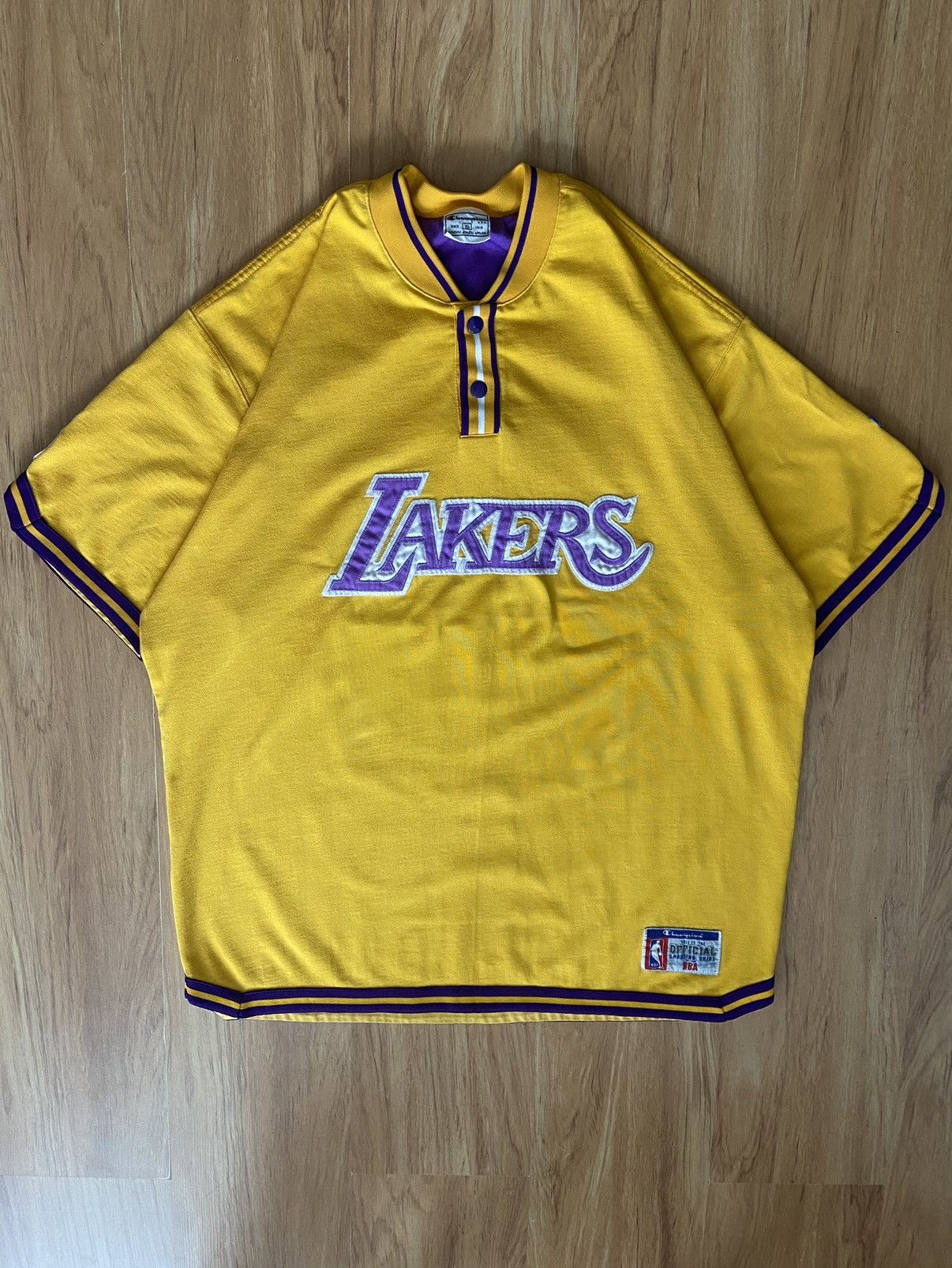 Champion Champion Los Angeles Lakers Yellow Basketball Jersey Shirt Size US XL / EU 56 / 4 - 1 Thumbnail