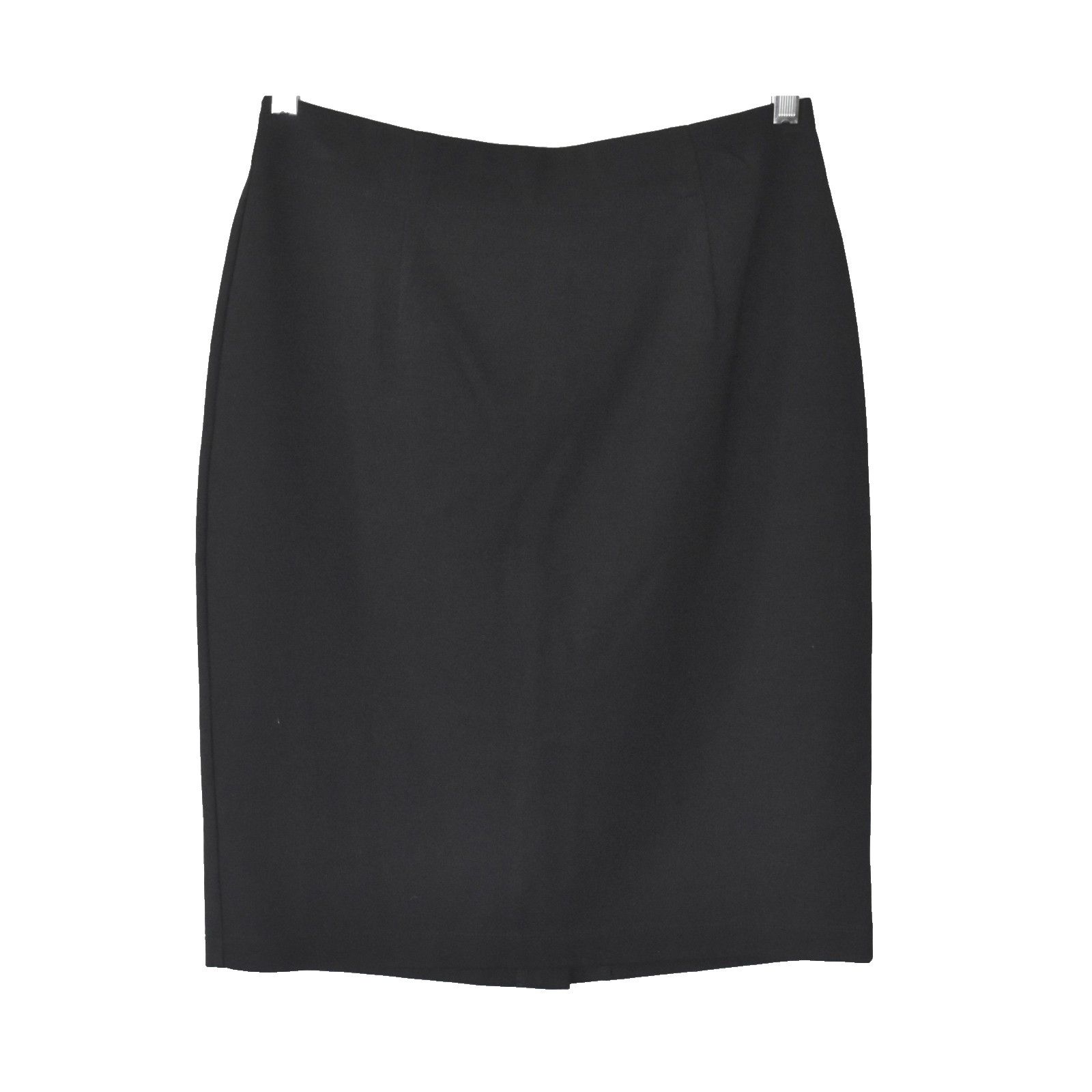 Eileen Fisher EILEEN FISHER Black Viscose Blend Ponte Pencil Skirt Sz PM Size 30" / US 8 / IT 44 - 1 Thumbnail