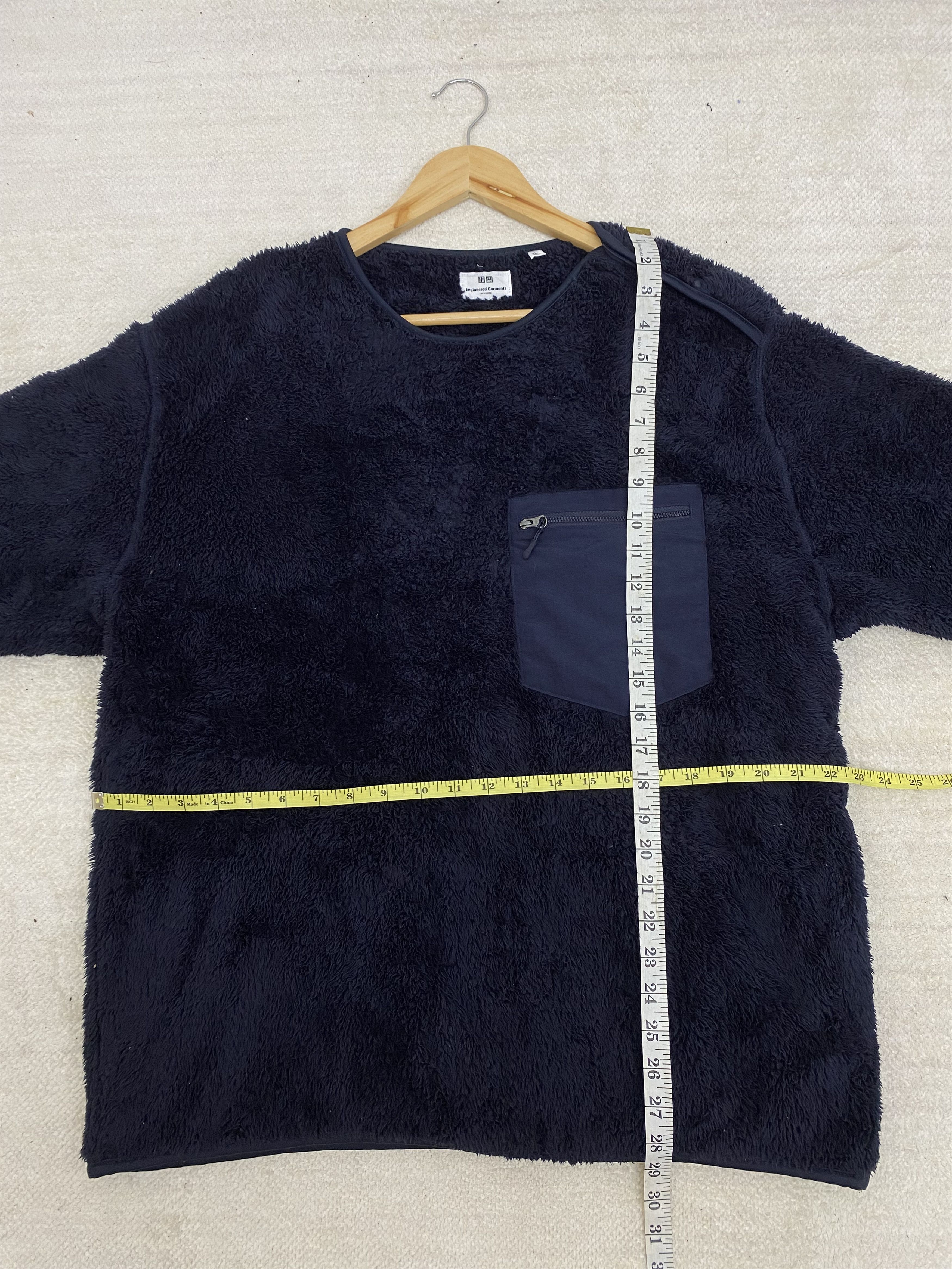 Engineered Garments × Japanese Brand × Uniqlo Blue Uniqlo Jacket Swetashirt Sweater Size US XL / EU 56 / 4 - 8 Thumbnail