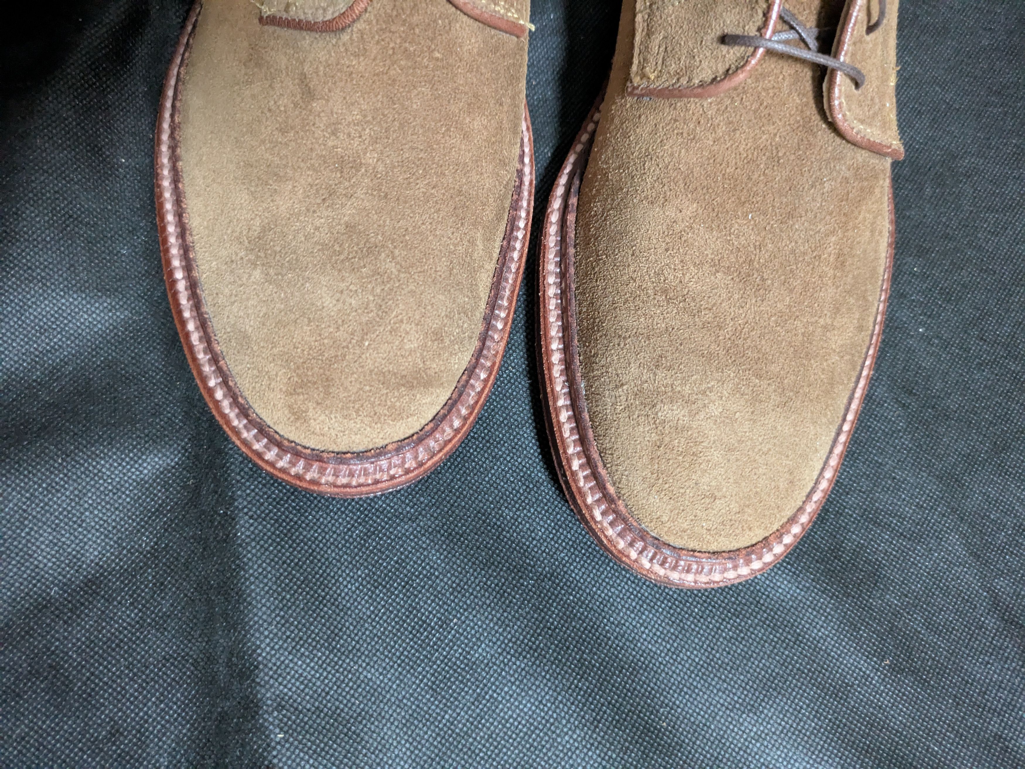 Alden Alden Plain Toe Blucher in Snuff Suede, 8D Size US 8 / EU 41 - 5 Thumbnail