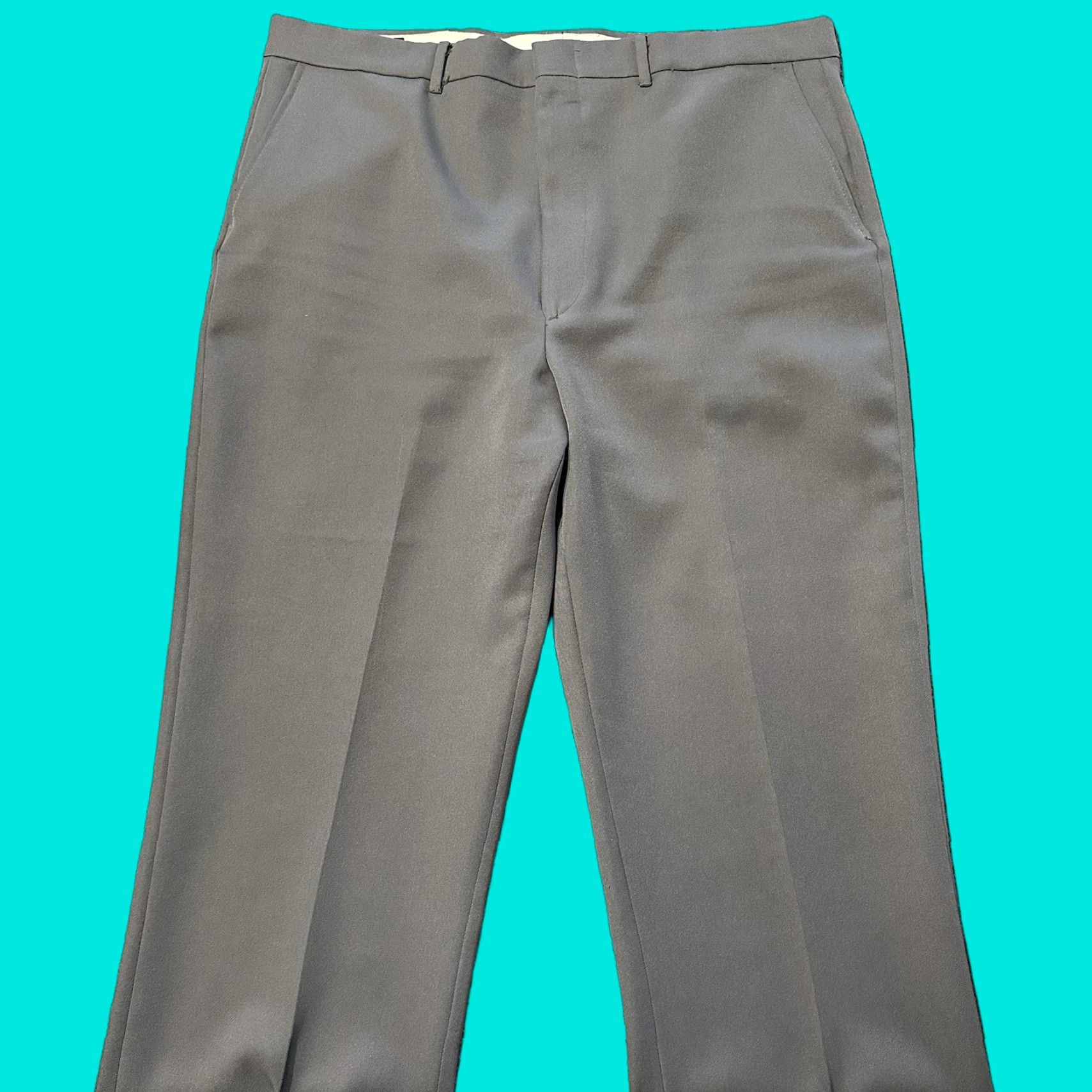 Vintage Vintage Comfort Action Pants Mens 40x30 Grey Dress Slacks All Seasons Made USA Pants Mens 40 Grey Vintage Comfort Action Size US 30 / EU 46 - 1 Thumbnail