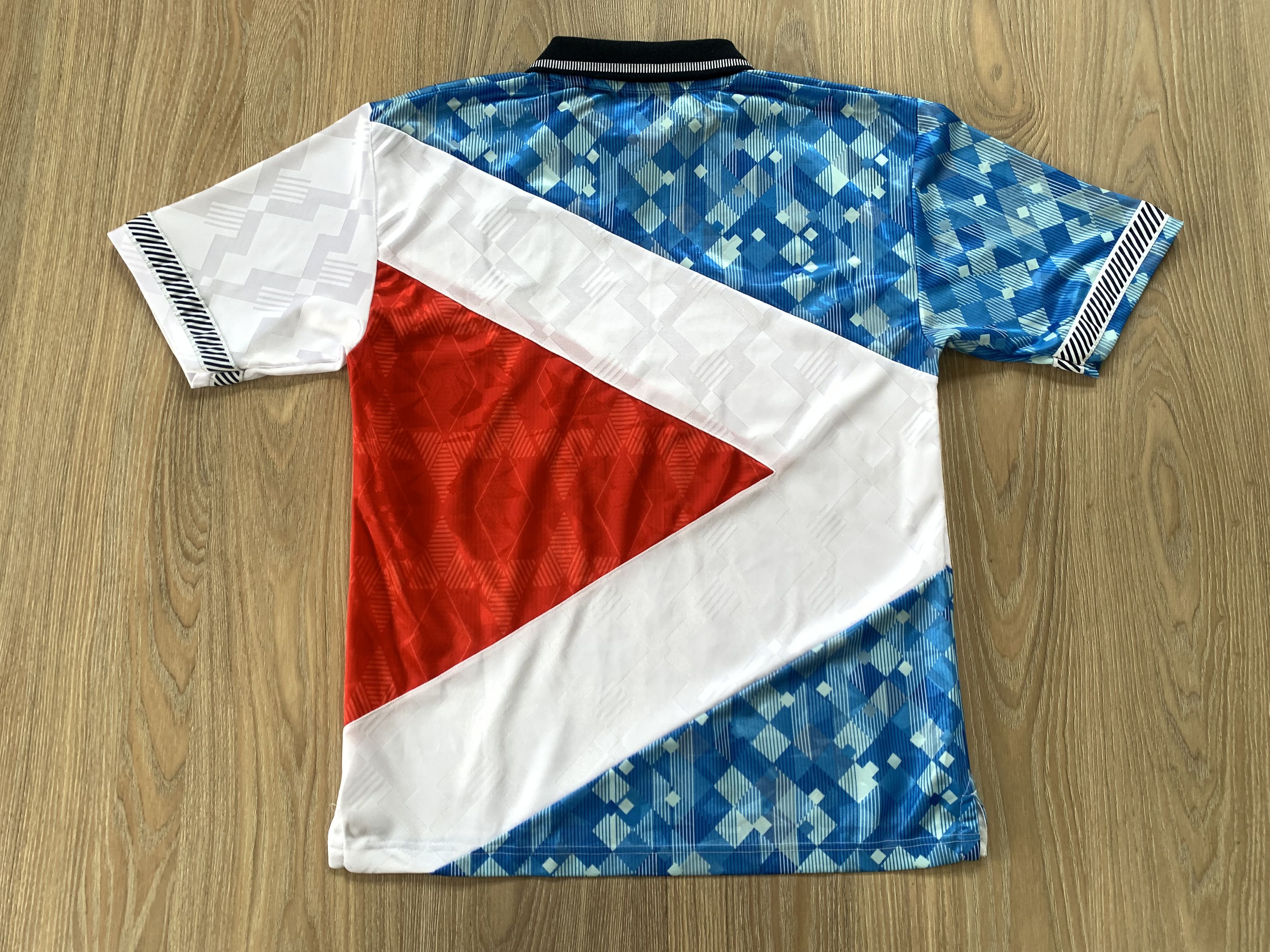 Vintage Score Draw England Licensed Retro Football Shirt Jersey Size US L / EU 52-54 / 3 - 3 Thumbnail