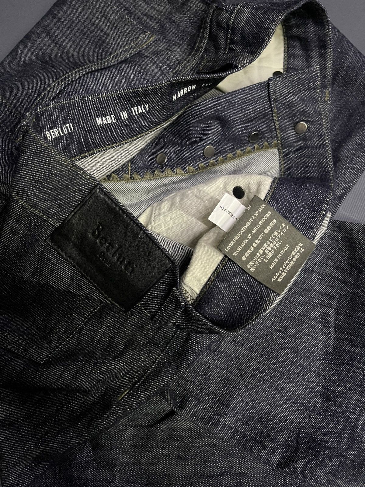 Berluti × Designer × Japanese Brand BERLUTI PARIS DESIGNER ITALY SELVEDGE DENIM JEANS Size US 30 / EU 46 - 8 Thumbnail