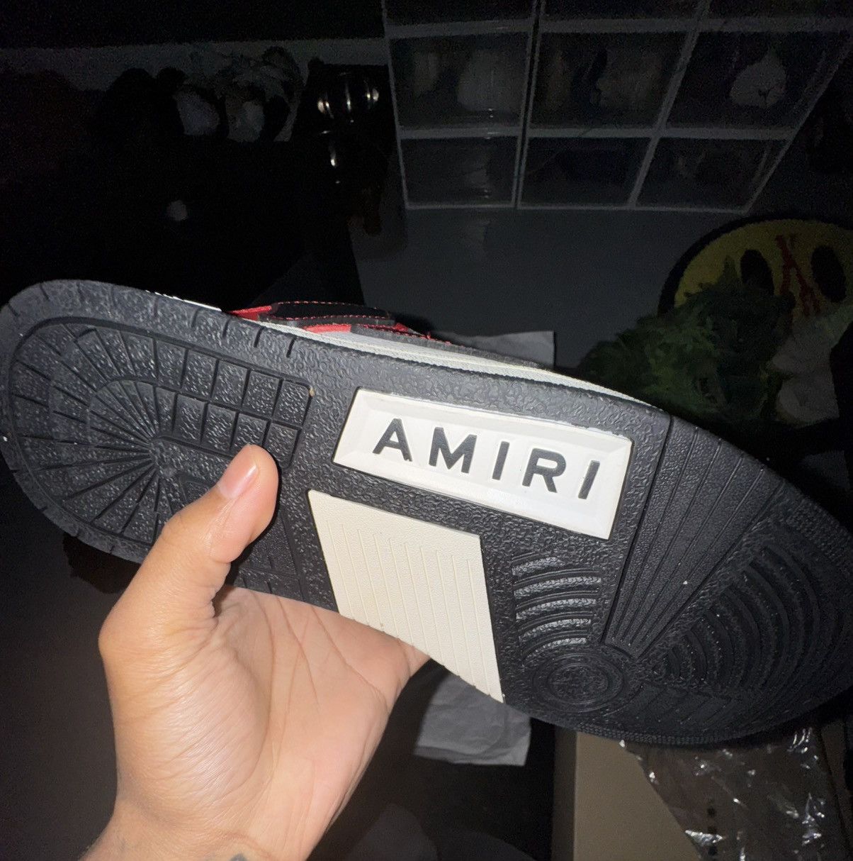 Amiri × Designer Red Amiri Skel Top Low Size US 10 / EU 43 - 6 Thumbnail