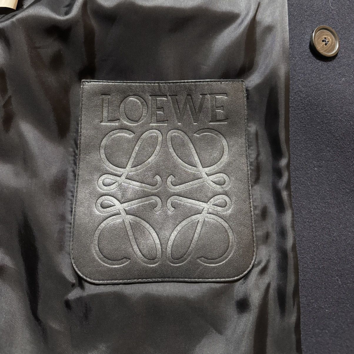 Loewe Authentic, Runway Loewe Leather Patch Fur-Trimmed Coat Size US S / EU 44-46 / 1 - 11 Thumbnail