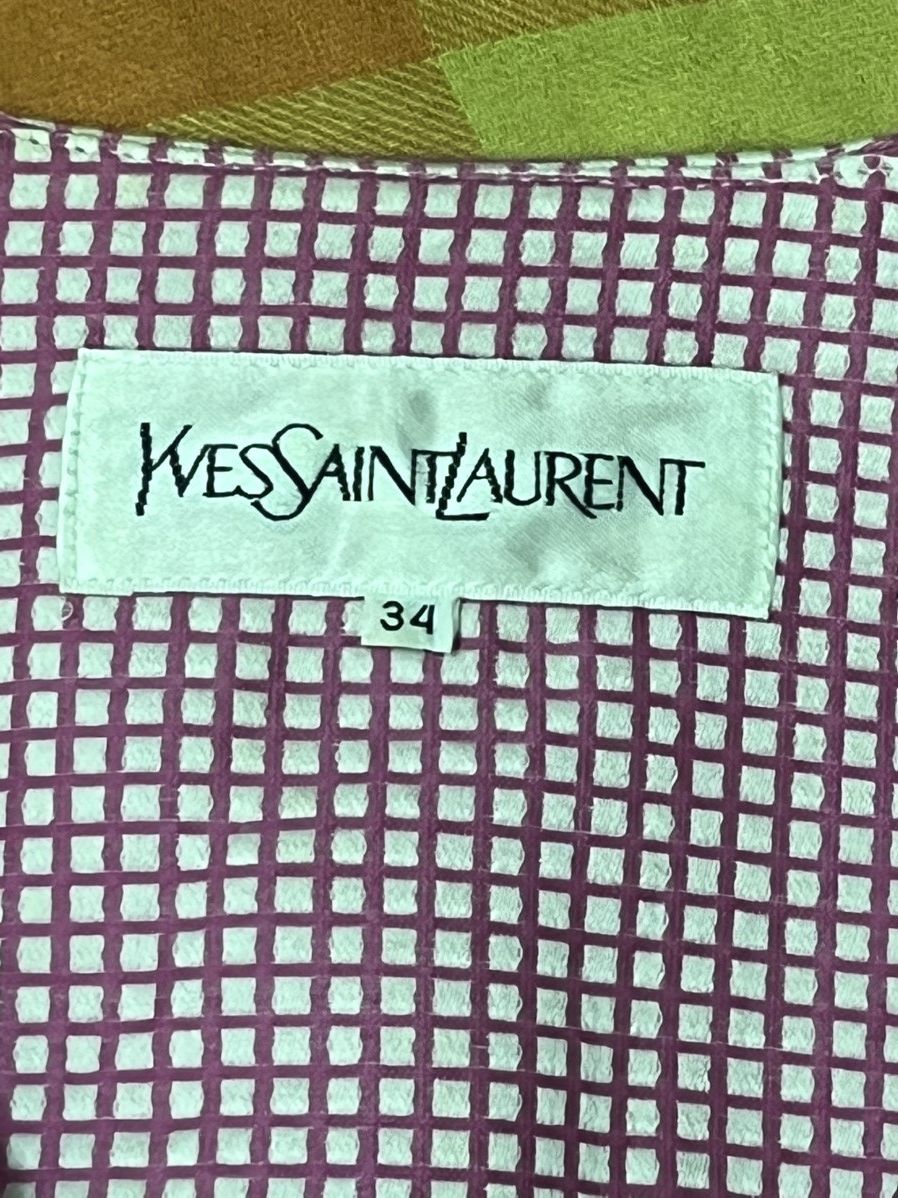 Yves Saint Laurent Yves Saint Laurent Multicolour pink Jacket Size XXS / US 00 / IT 34 - 3 Thumbnail