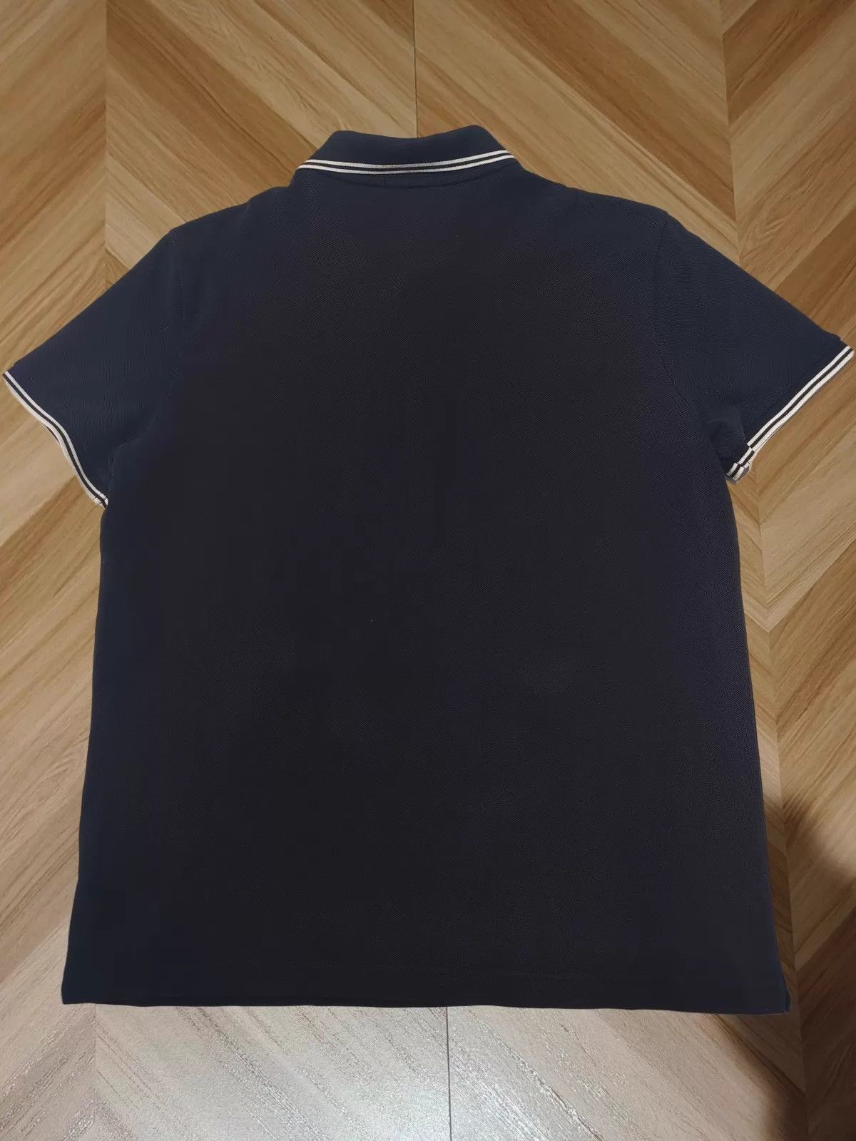 Moncler Moncler Black Short Sleeve Polo L 99 New Size US L / EU 52-54 / 3 - 2 Thumbnail