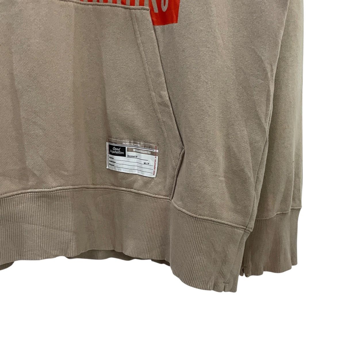 GU × Maison MIHARA YASUHIRO Vintage Miharayasuhiro X Gu Big Logo Hoodies Sweatshirt Size US L / EU 52-54 / 3 - 4 Thumbnail