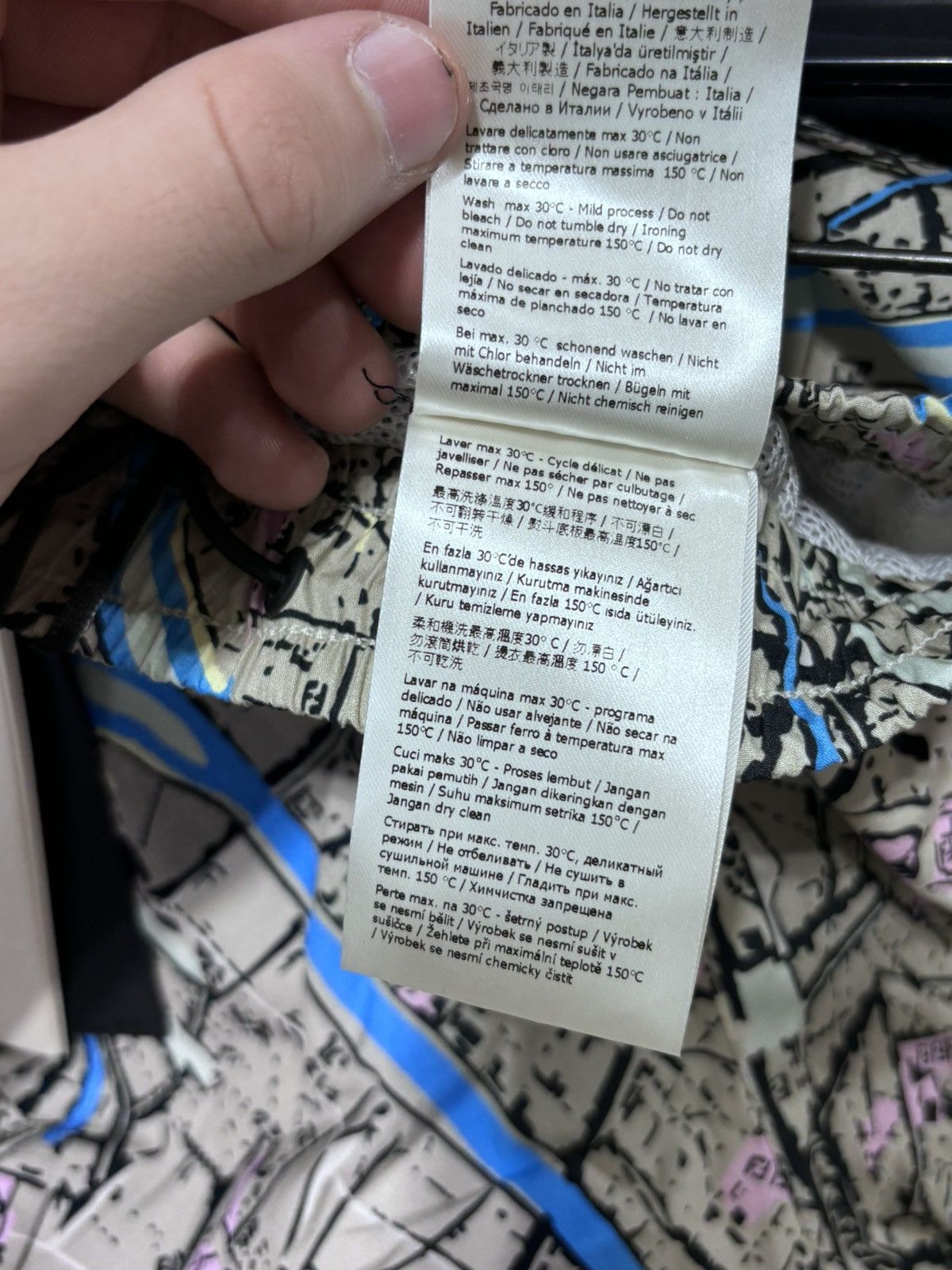 Fendi FENDI Abstract Map Print Bermuda Shorts Size US 34 / EU 50 - 9 Thumbnail
