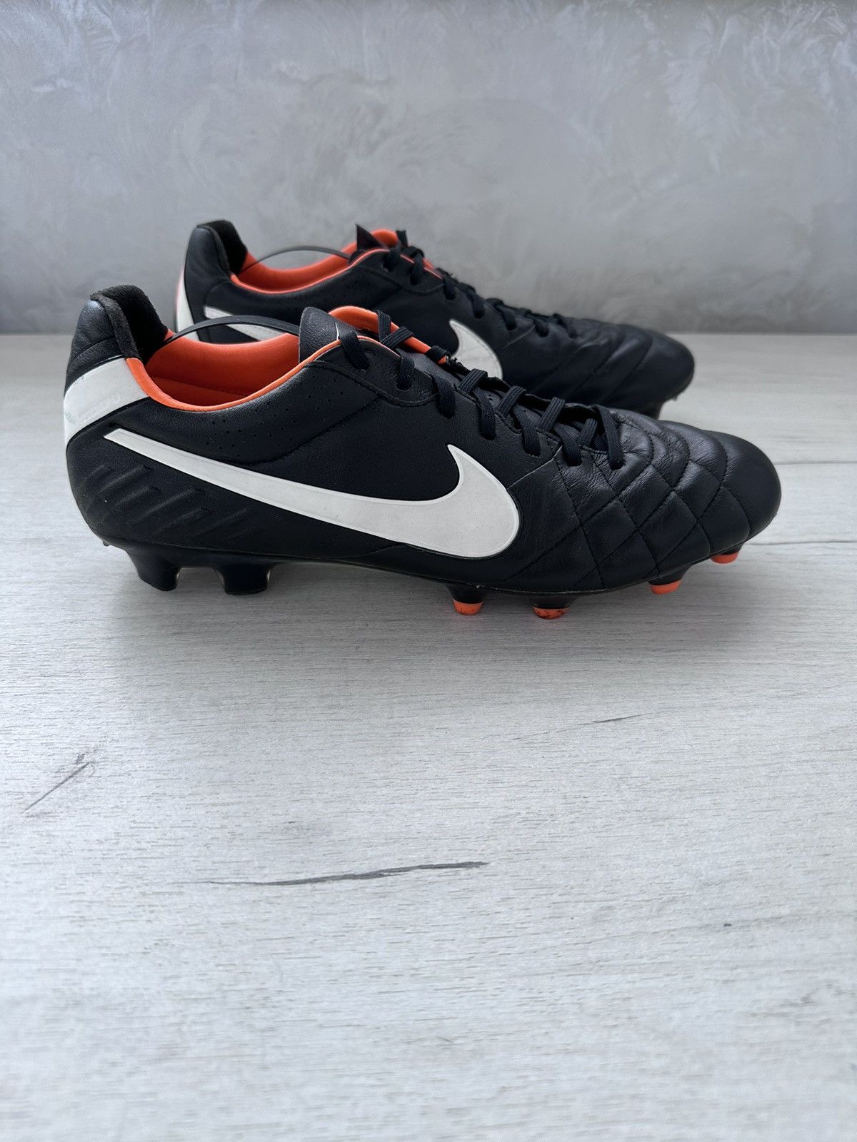 Nike × Vintage Nike Tiempo Legend Leather Rare Soccer Football Cleats Boots Size US 11 / EU 44 - 2 Thumbnail