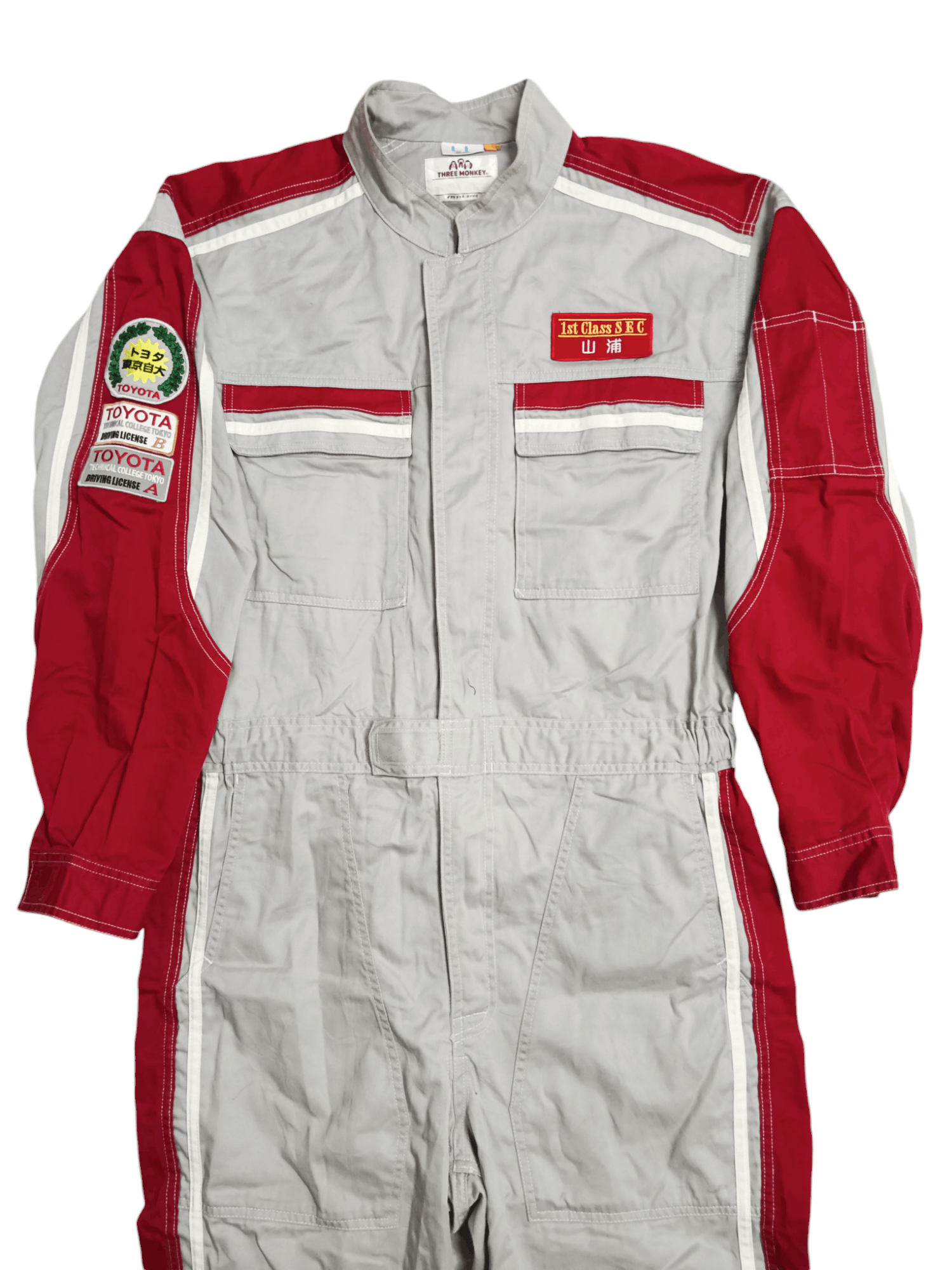 Japanese Brand TOYOTA Technical College Tokyo Coveralls Size US 34 / EU 50 - 3 Thumbnail