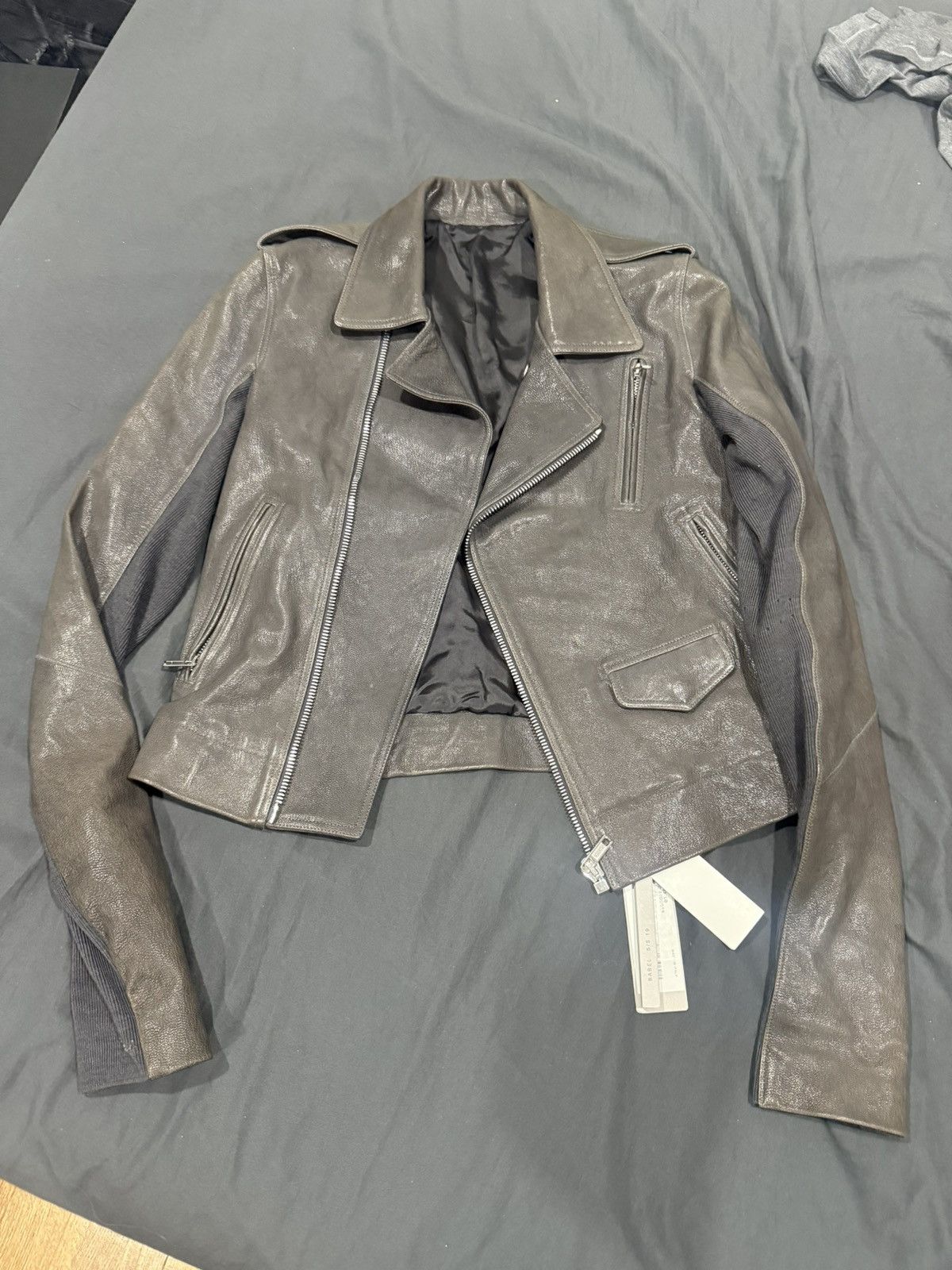 Rick Owens Rick Owens SS19 Babel Stooges leather jacket Size US XS / EU 42 / 0 - 1 Thumbnail