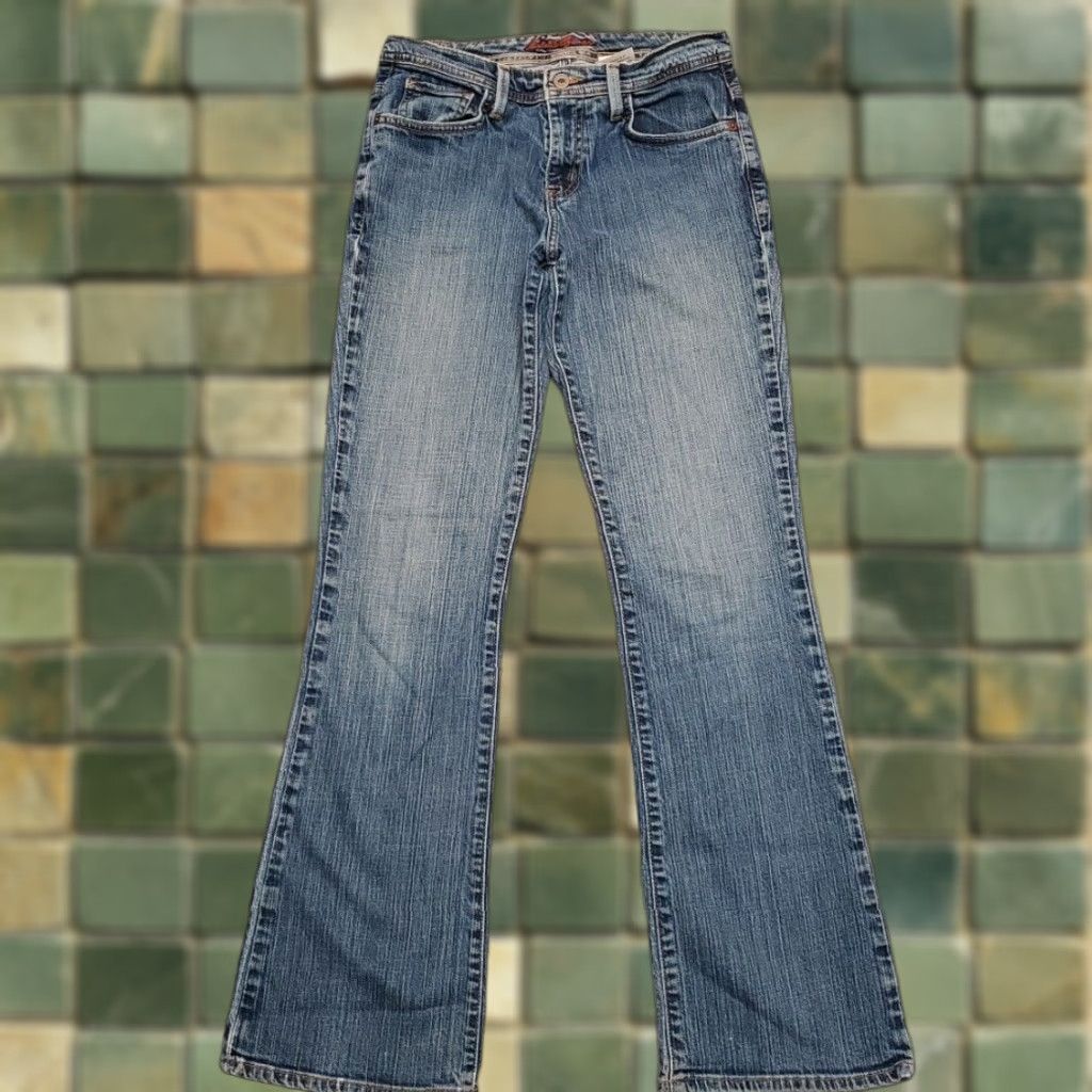 Eddie Bauer VINTAGE Eddie Bauer Jeans Womens 2 Faded Blue Denim Bootcut Everyday Comfort Pants VTG Size 26" / US 2 / IT 38 - 1 Thumbnail