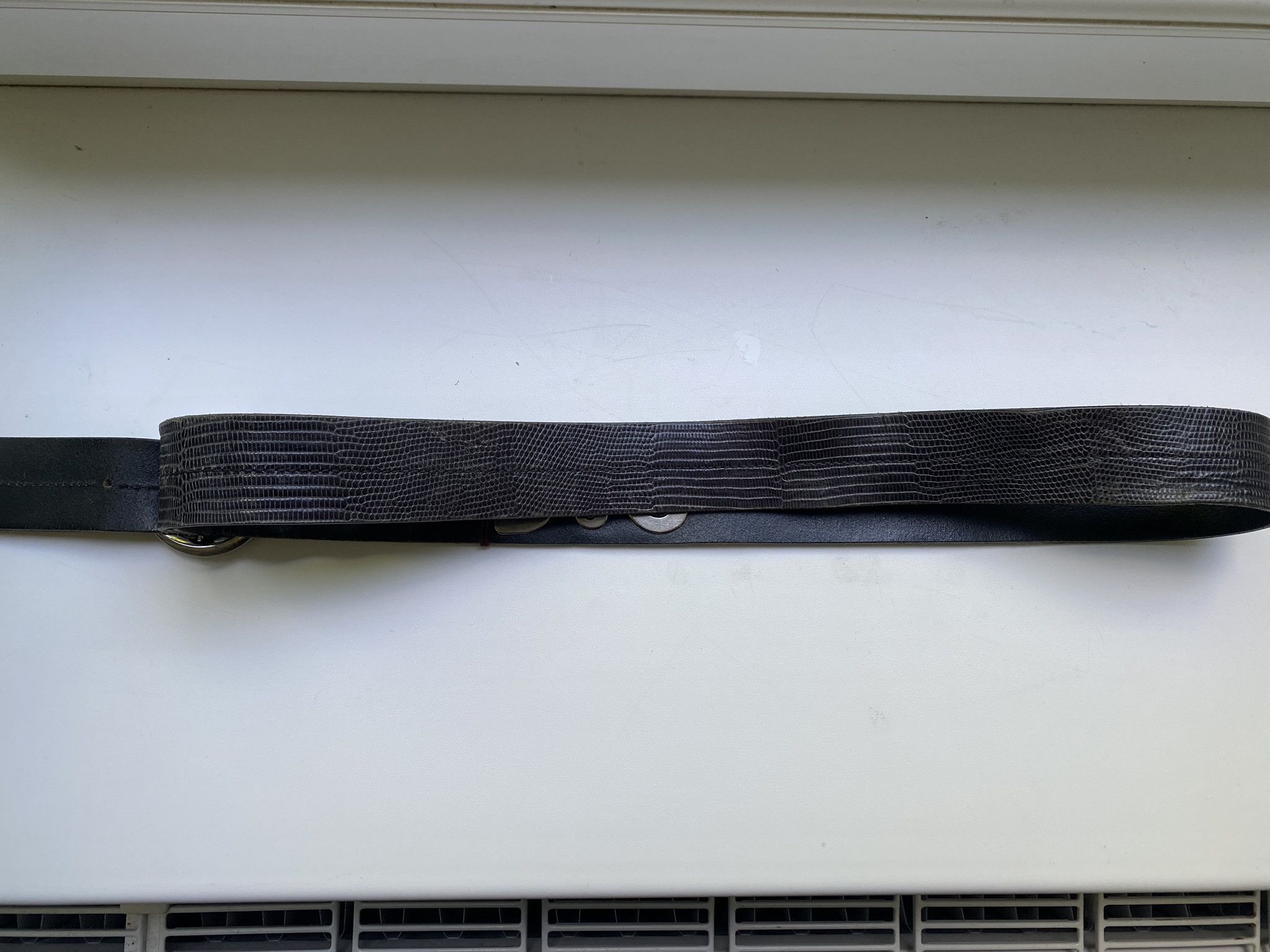 Designer × Dolce & Gabbana D&G Dolce & Gabbana Leather Belt Size ONE SIZE - 6 Thumbnail