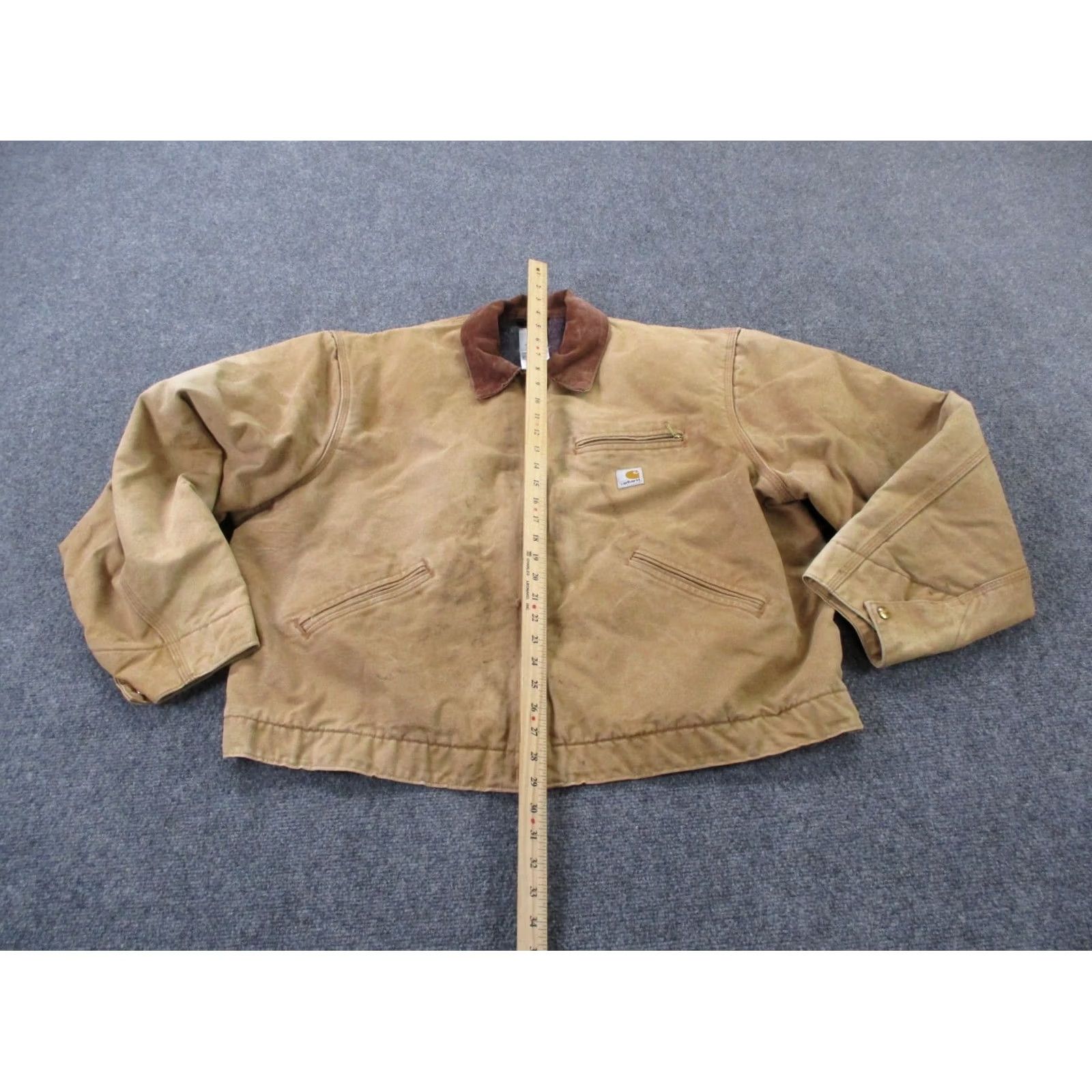 Carhartt Vintage Carhartt Jacket Mens 52 Detroit Blanket Lined Workwear Heavy Duty J01 Size US L / EU 52-54 / 3 - 3 Thumbnail