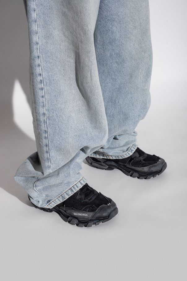Balenciaga o1mt1gz1024 Track.3 Sneakers in Black Size US 8 / EU 41 - 2 Thumbnail