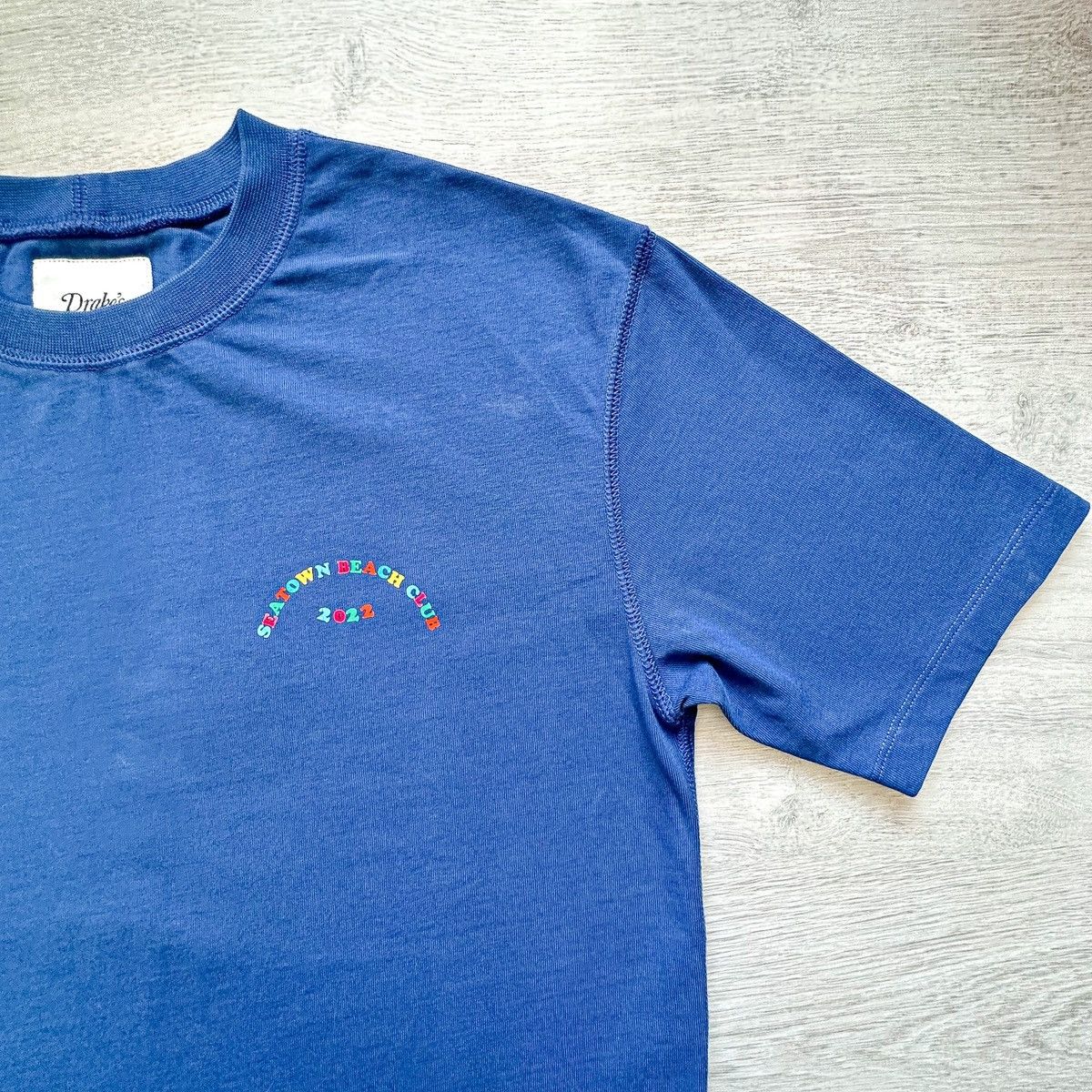 Drake's Drake's Seatown Beach Club 2022 Blue Hiking Tee Shirt Size US S / EU 44-46 / 1 - 3 Thumbnail