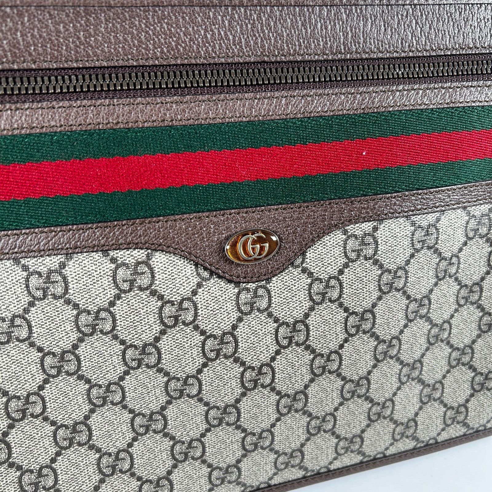 Gucci Gucci GG Supreme Ophidia Clutch Size ONE SIZE - 3 Thumbnail