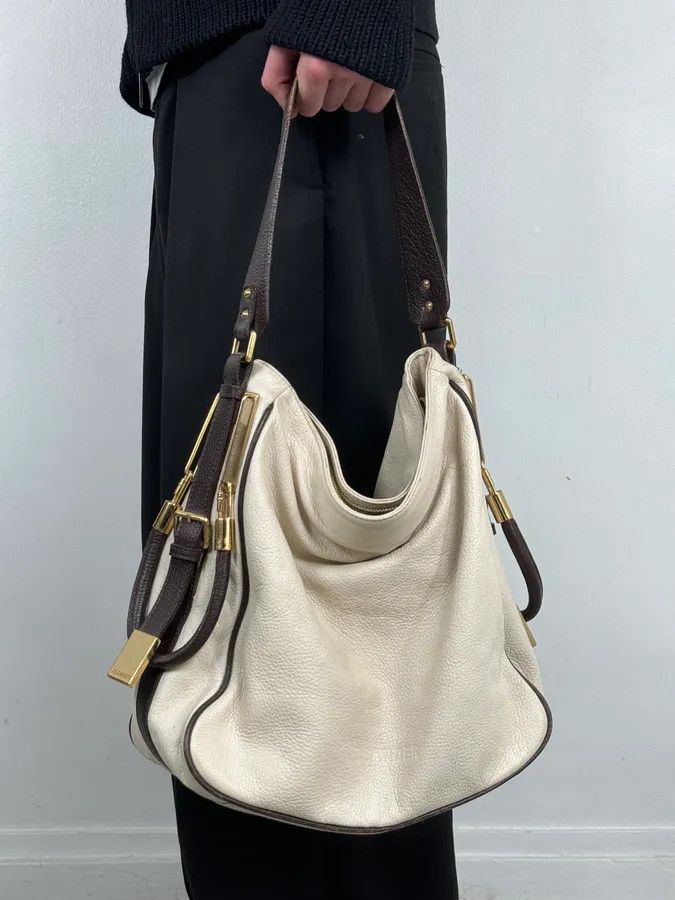 Jil Sander Jil Sander Creamy White Leather Handle Bag Size ONE SIZE - 1 Thumbnail
