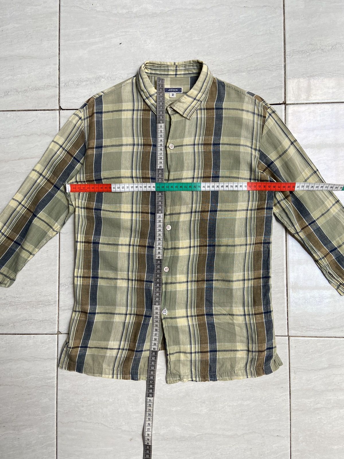 45rpm 45RPM Plaid Shirt Size US XS / EU 42 / 0 - 7 Thumbnail