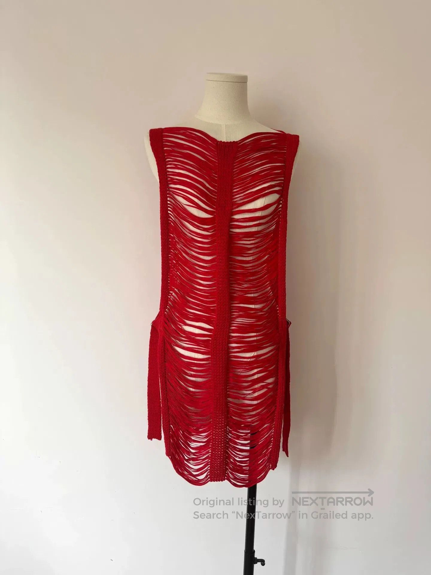 Comme des Garcons Red Knit Top by Limi Feu. Size M / US 6-8 / IT 42-44 - 7 Thumbnail