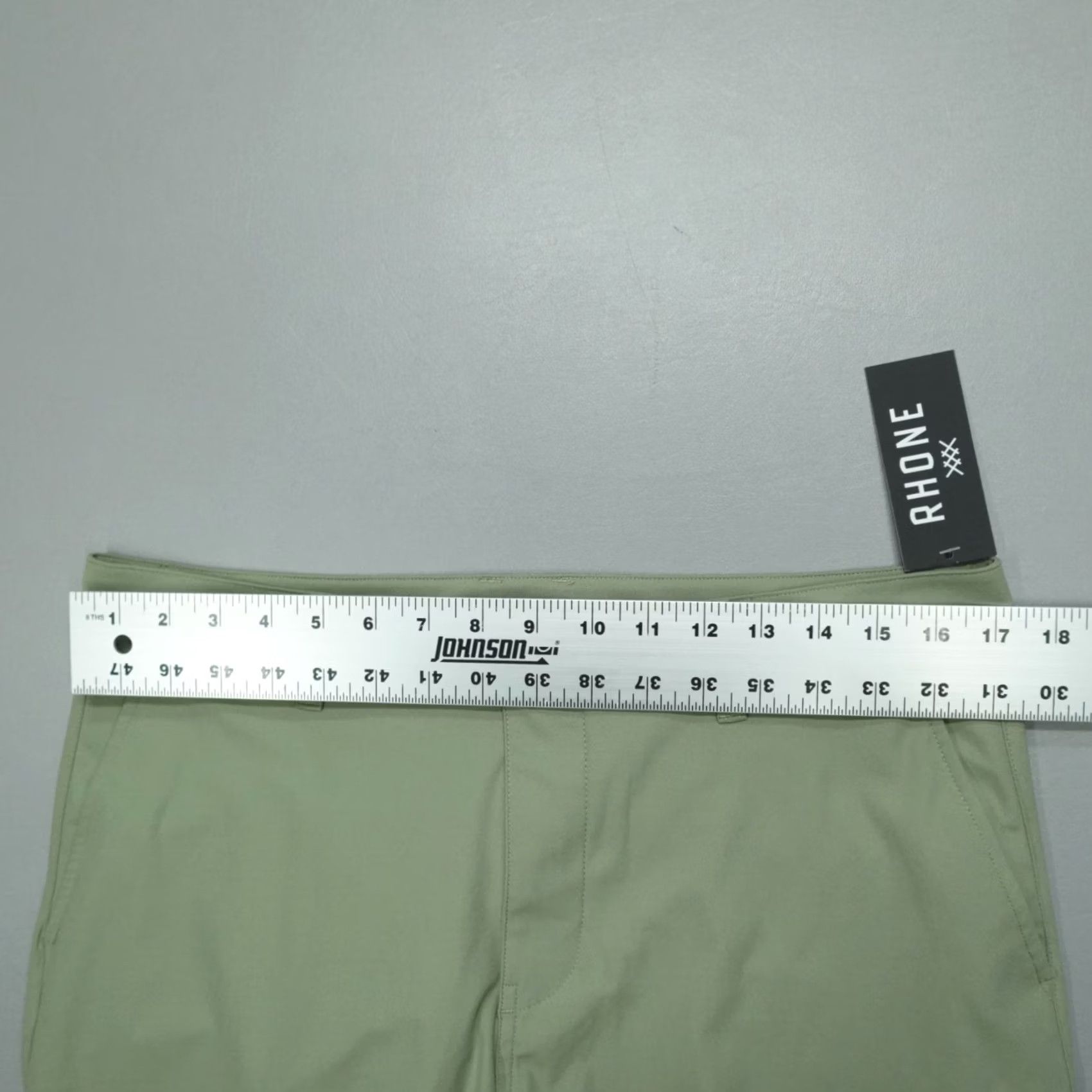 Rhone Rhone Slim Fit 5 Pocket Pants Mens Size 34 Green 33" Inseam Casual Chino Straight Front Button Zip Relaxed Fixes Size US 34 / EU 50 - 6 Thumbnail