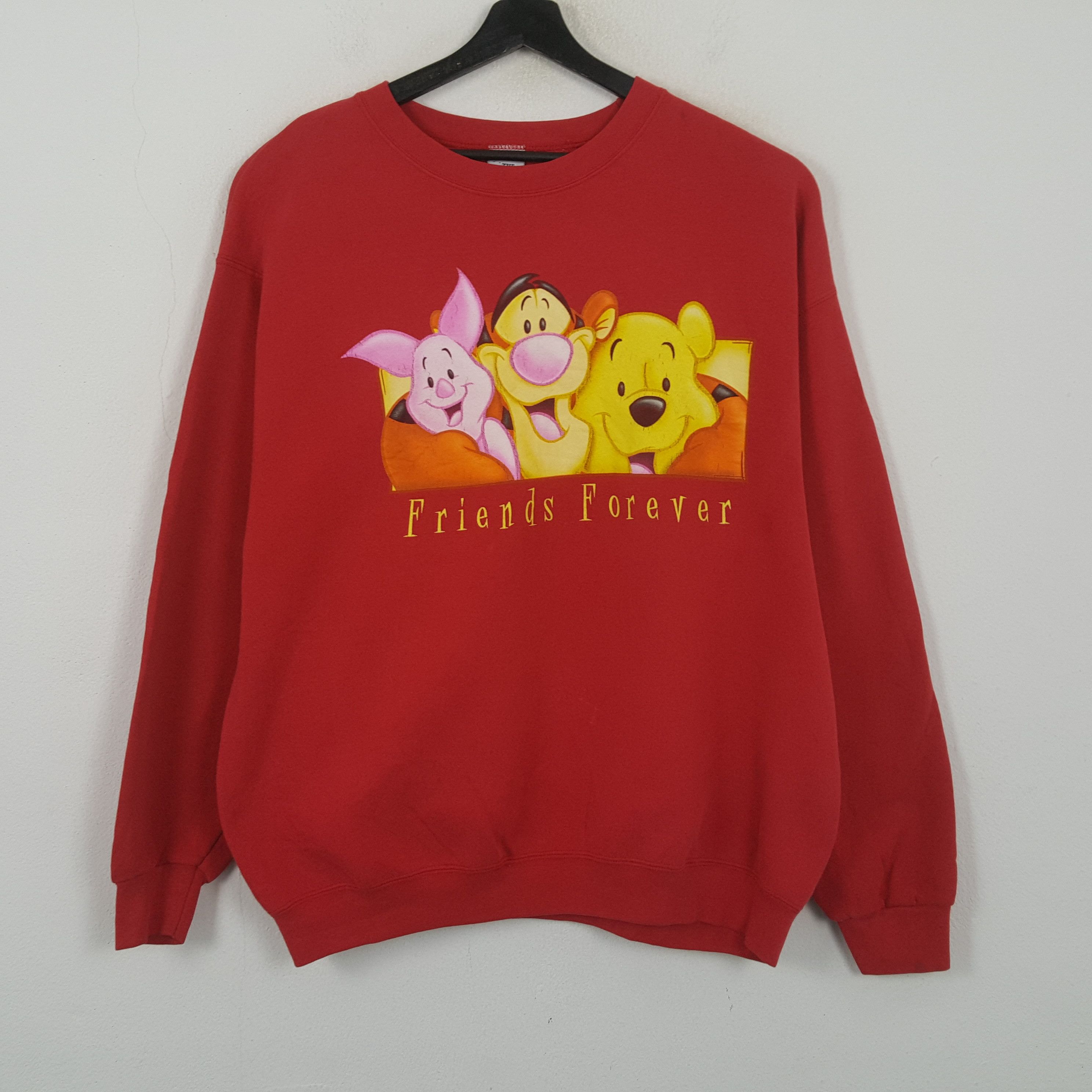 Disney Winnie The Pooh Friends Forever Sweatshirt RR7 Size US XL / EU 56 / 4 - 1 Thumbnail