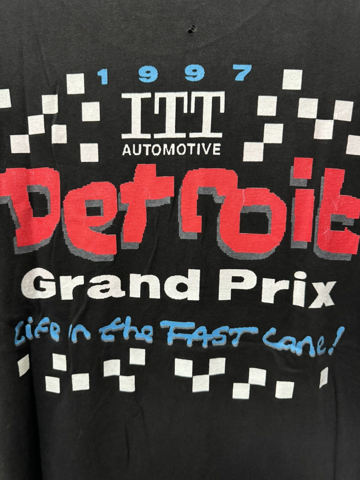 NASCAR × Vintage Vintage 90’s Detroit Grandprix Tee Size US XL / EU 56 / 4 - 7 Thumbnail