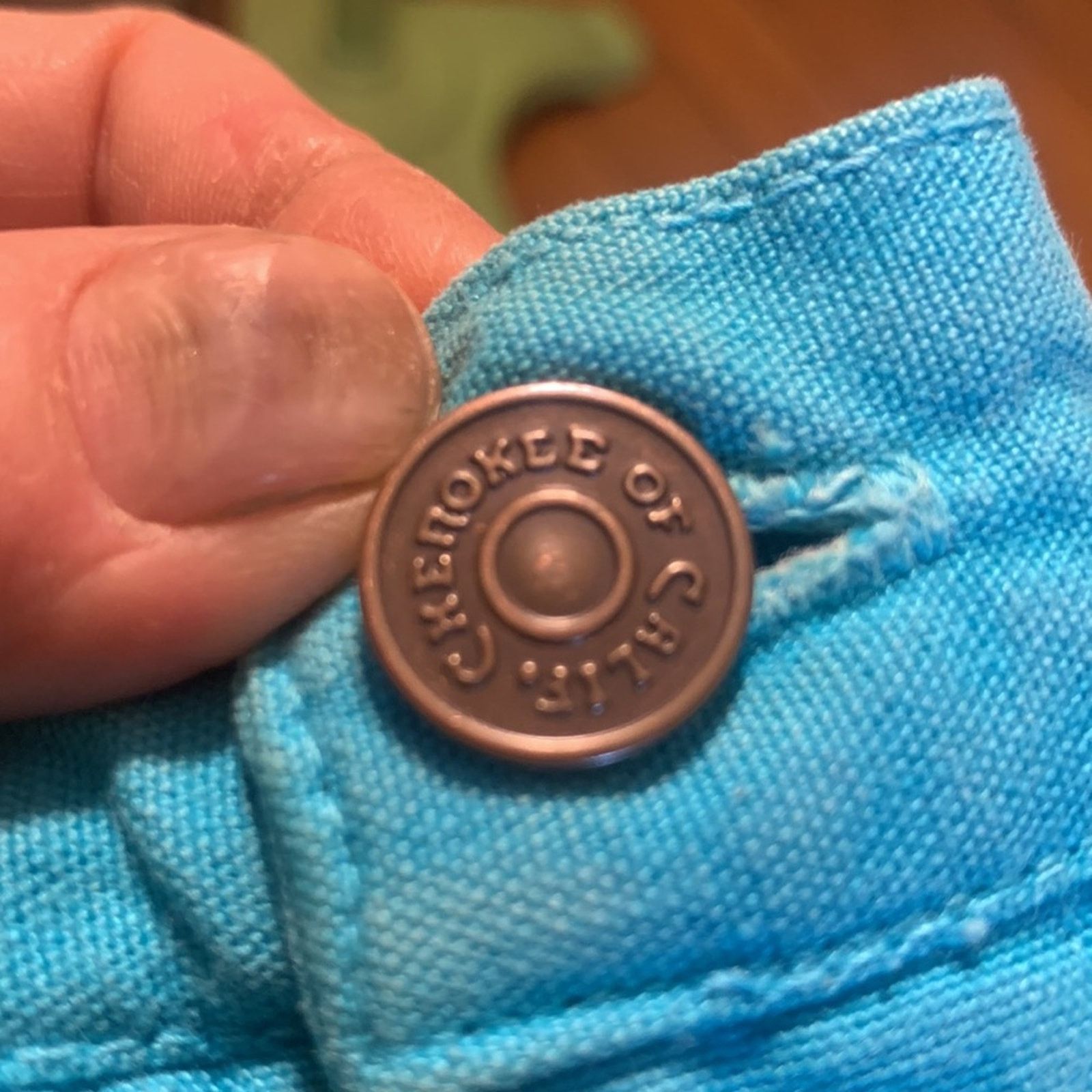 Cherokee 80’s Cherokee of California Turquoise highwaisted shorts\ Size 26" / US 2 / IT 38 - 5 Thumbnail
