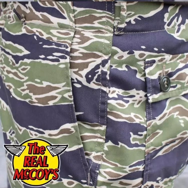 The Real McCoy's The Real McCoys SizeM Tiger Camo 60S Work Pants Size US 27 - 5 Thumbnail