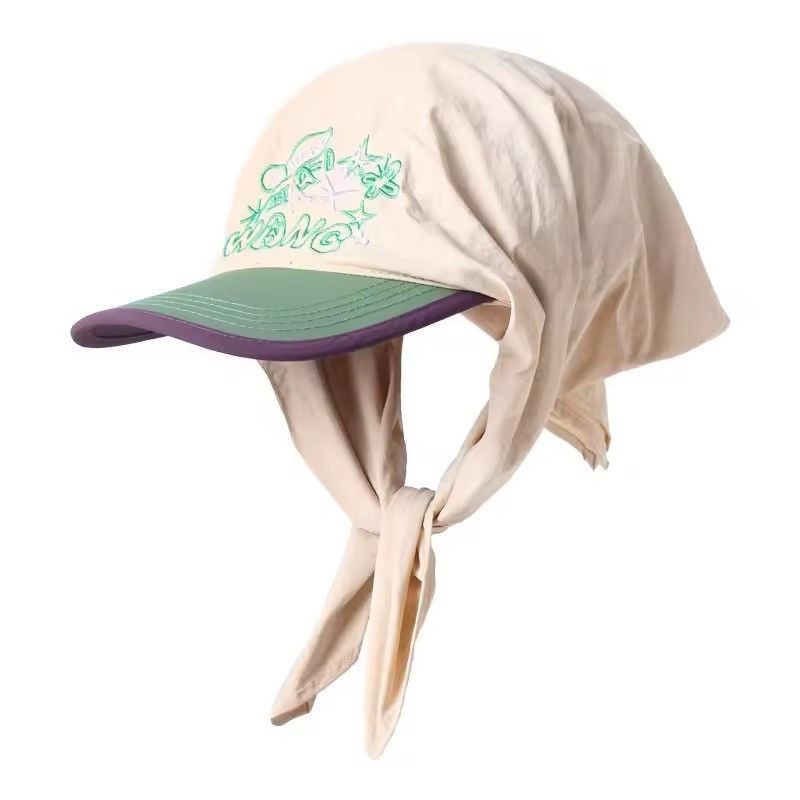 Japanese Brand Outdoor Retro Embroidery Multi-style Handkerchief Hat Cap Size ONE SIZE - 1 Thumbnail