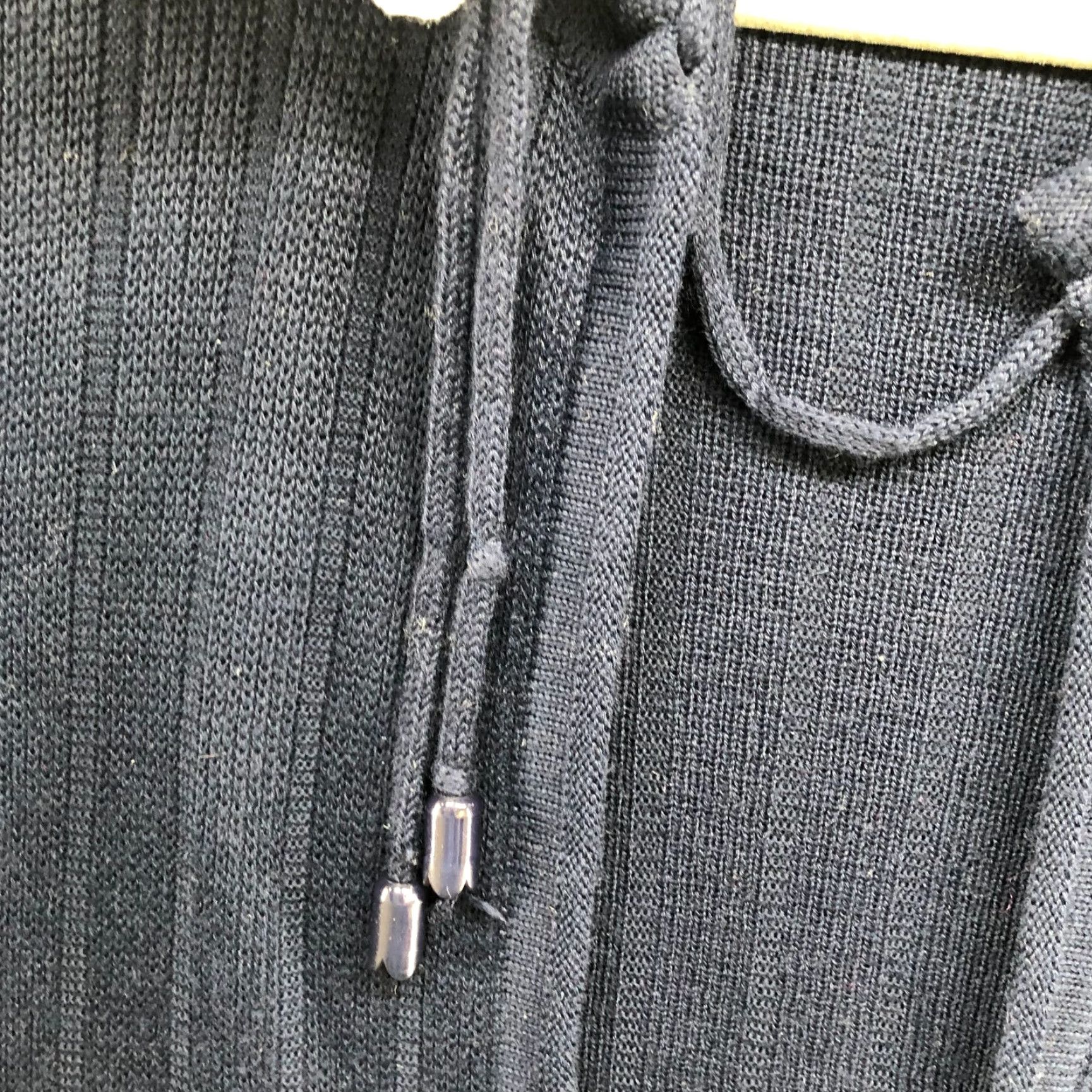 Vintage VINTAGE Wool Cardigan Sweater Navy Blue Womens M Sz 48 Germany Open Size M / US 6-8 / IT 42-44 - 7 Thumbnail