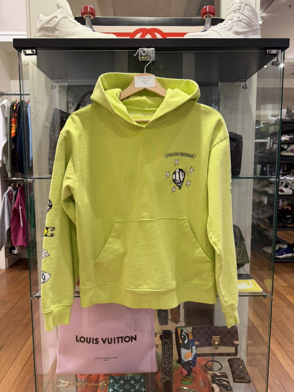 Chrome Hearts CHROME HEARTS YELLOW MATTY BOY HOODIE | Grailed