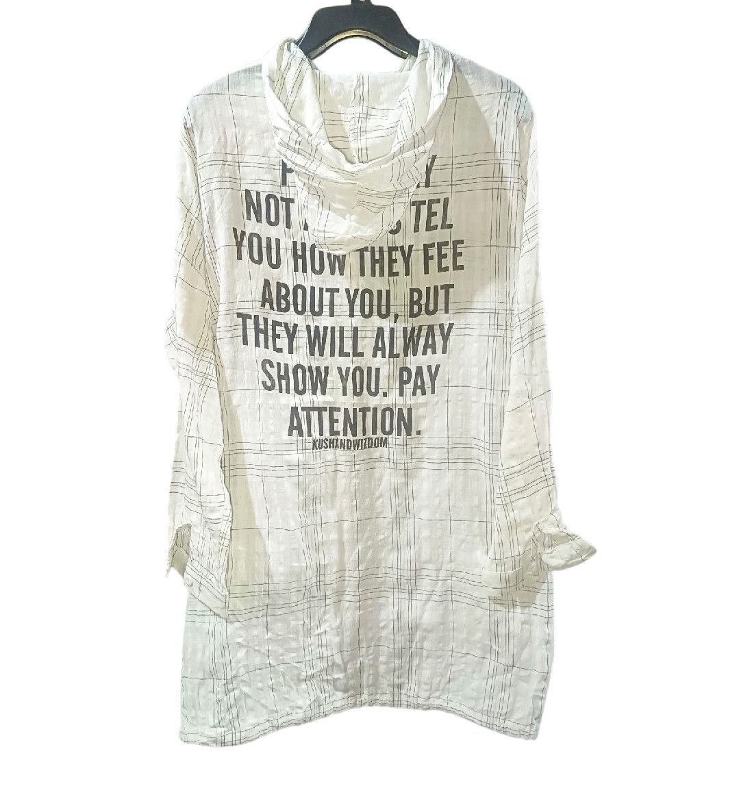14th Addiction × If Six Was Nine × Japanese Brand 🇯🇵Poem Punk Mess Japan Styles Transparent Hoodie Size US XL / EU 56 / 4 - 2 Thumbnail