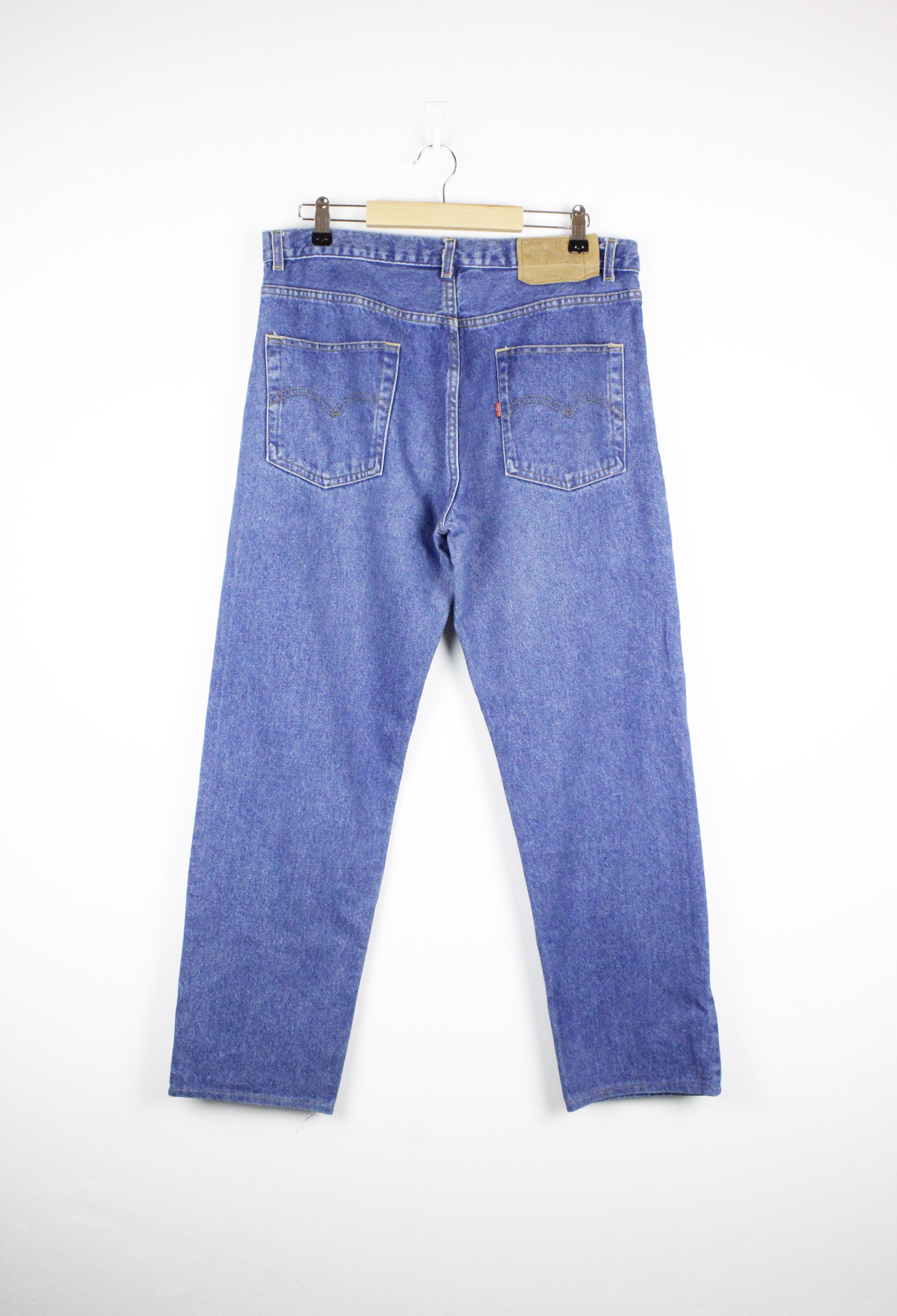 Levi's × Levi's Vintage Clothing × Vintage Vintage 90's Levis 501 Washed Blue Denim Pants Jeans Size US 33 - 2 Thumbnail