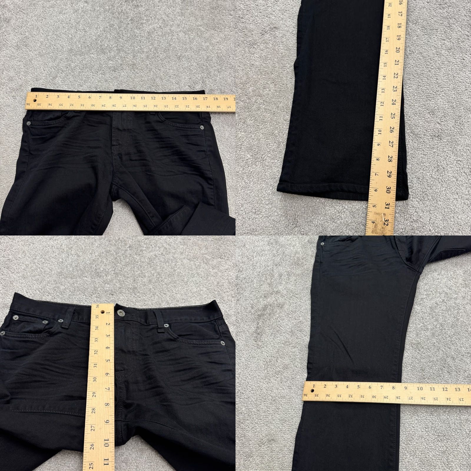 Lucky Brand Lucky Brand Sundown Bootcut Denim Jeans Women 32x31 Black Mid Rise Cotton Casual Jeans Womens Black 90s City Streetwear Boots? Size 24" / US 00 / IT 34 - 9 Thumbnail