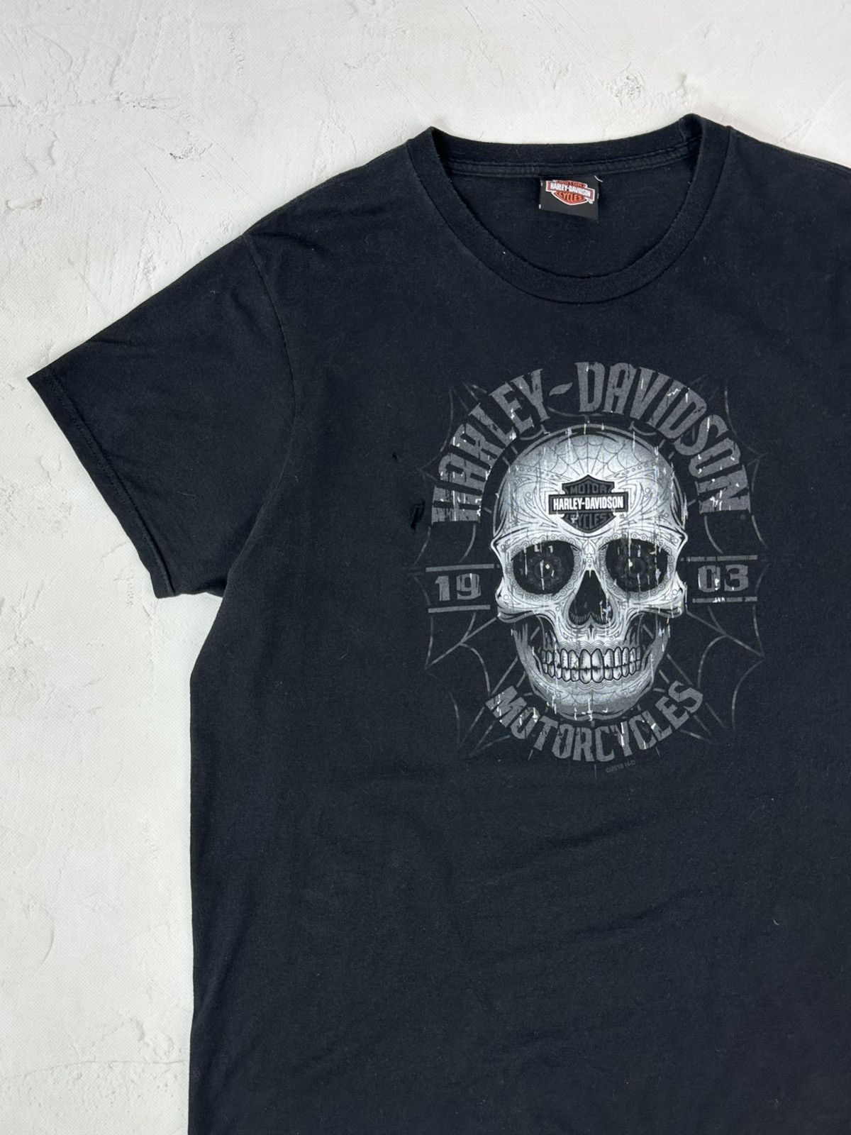 Harley Davidson Vintage Harley-Davidson Printed T-shirt Size US L / EU 52-54 / 3 - 3 Thumbnail
