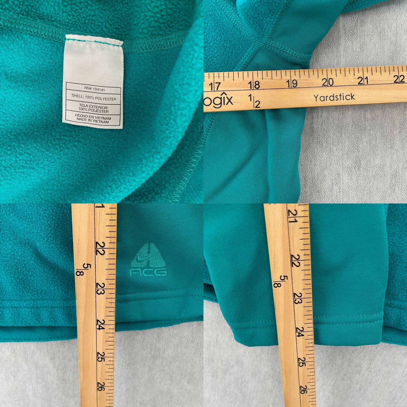 Nike ACG Nike ACG Jacket Womens Small Blue Full Zip Fleece Therma-Fit Pockets Logo Casual Activewear Mens? Womens Size S / US 4 / IT 40 - 8 Thumbnail