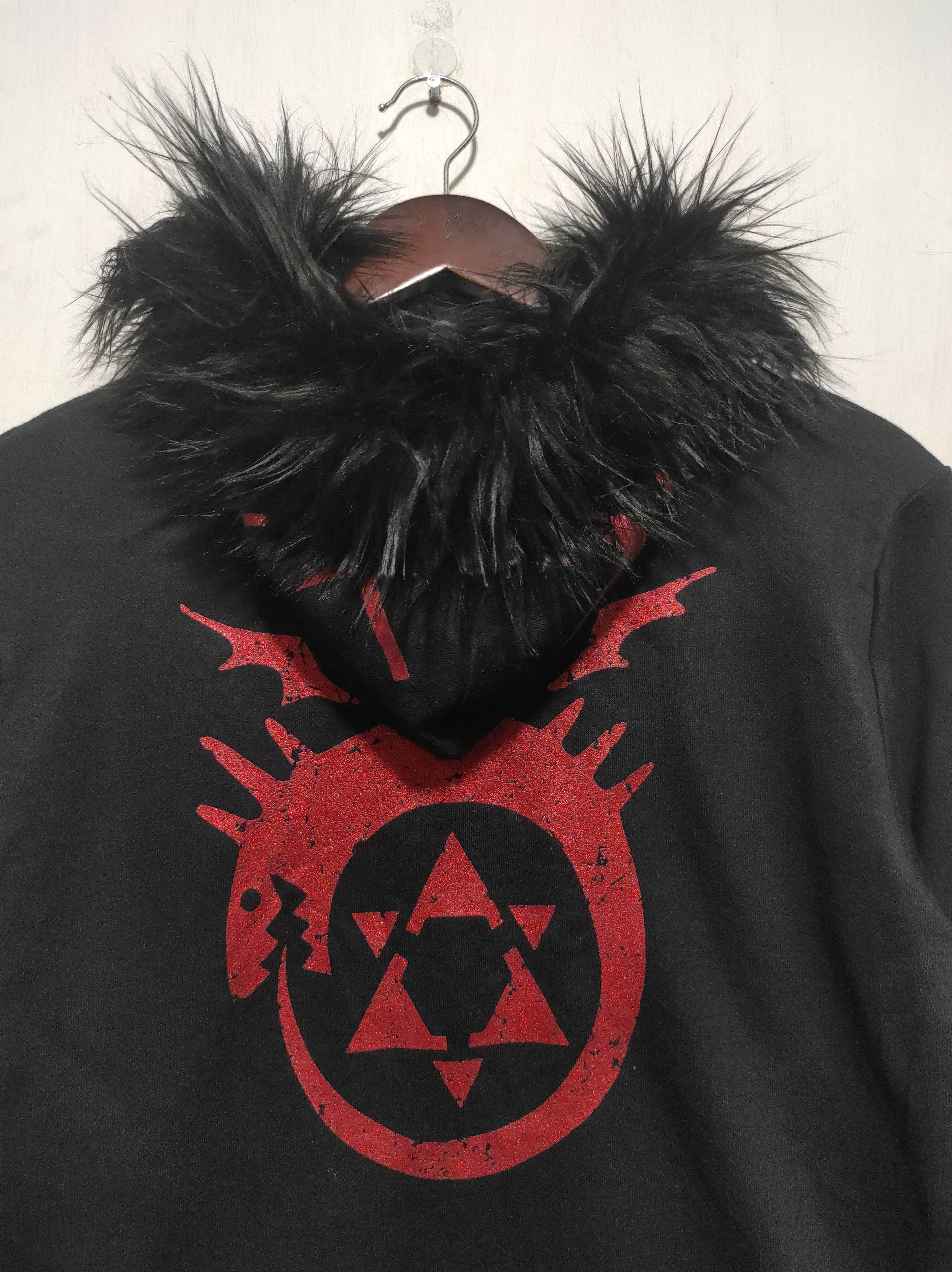 Hysteric Glamour Full Metal Alchemist Zip Fur Hoodie ifsixwasnine lgb style Size US M / EU 48-50 / 2 - 18 Thumbnail