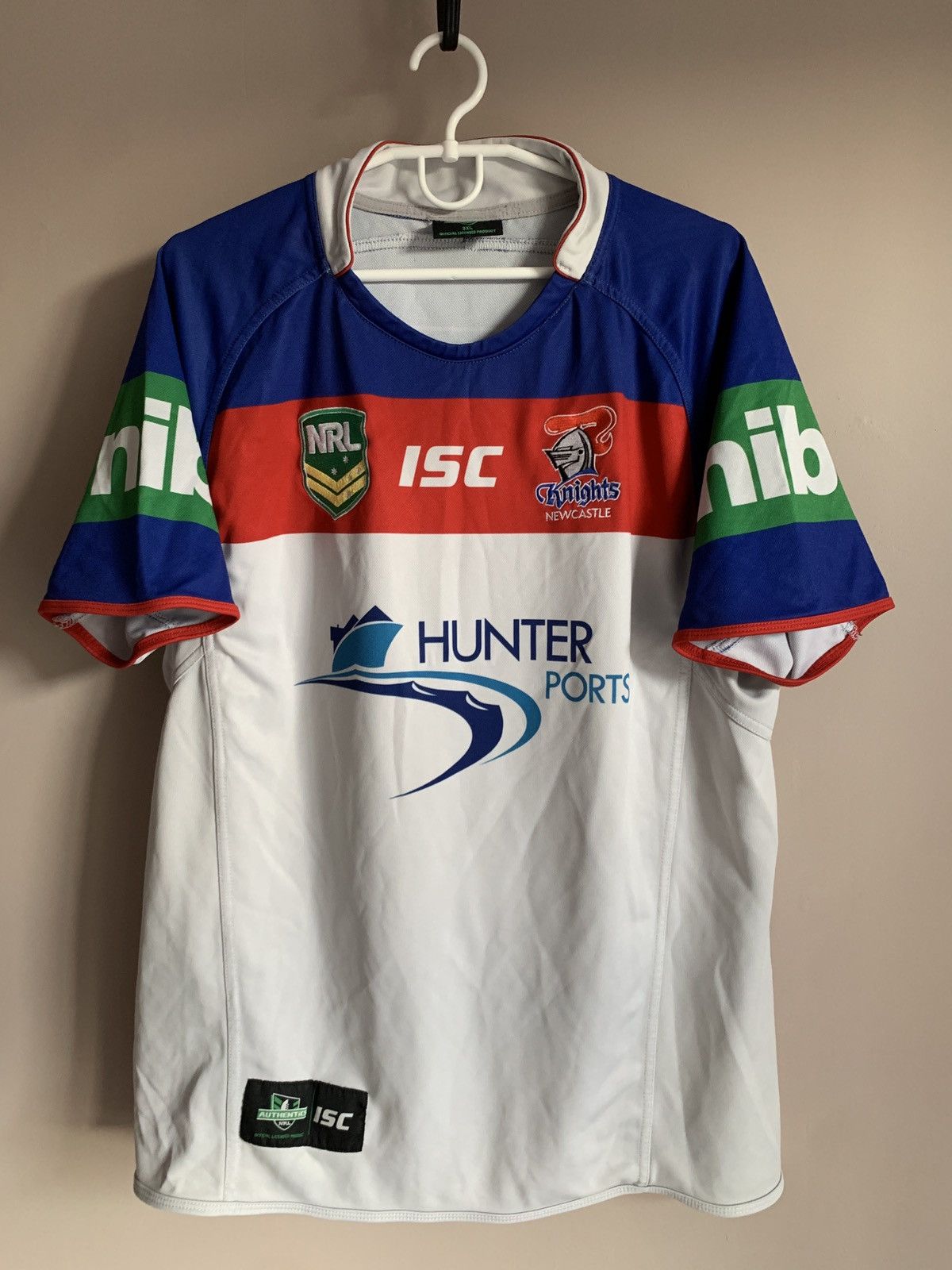 Vintage Newcastle Knights Home Rugby League Shirt NRL ISC Vintage Size US XXL / EU 58 / 5 - 1 Thumbnail