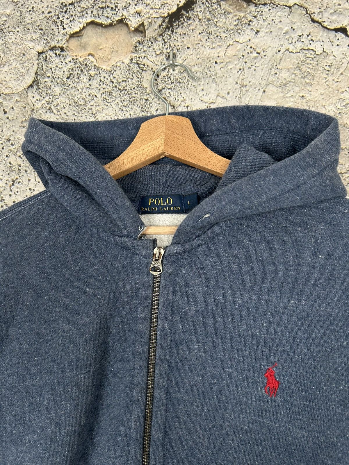 Polo Ralph Lauren Vintage Polo Ralph Lauren Zip Hoodie Baggy Boxy Rap Skate Size US L / EU 52-54 / 3 - 3 Thumbnail