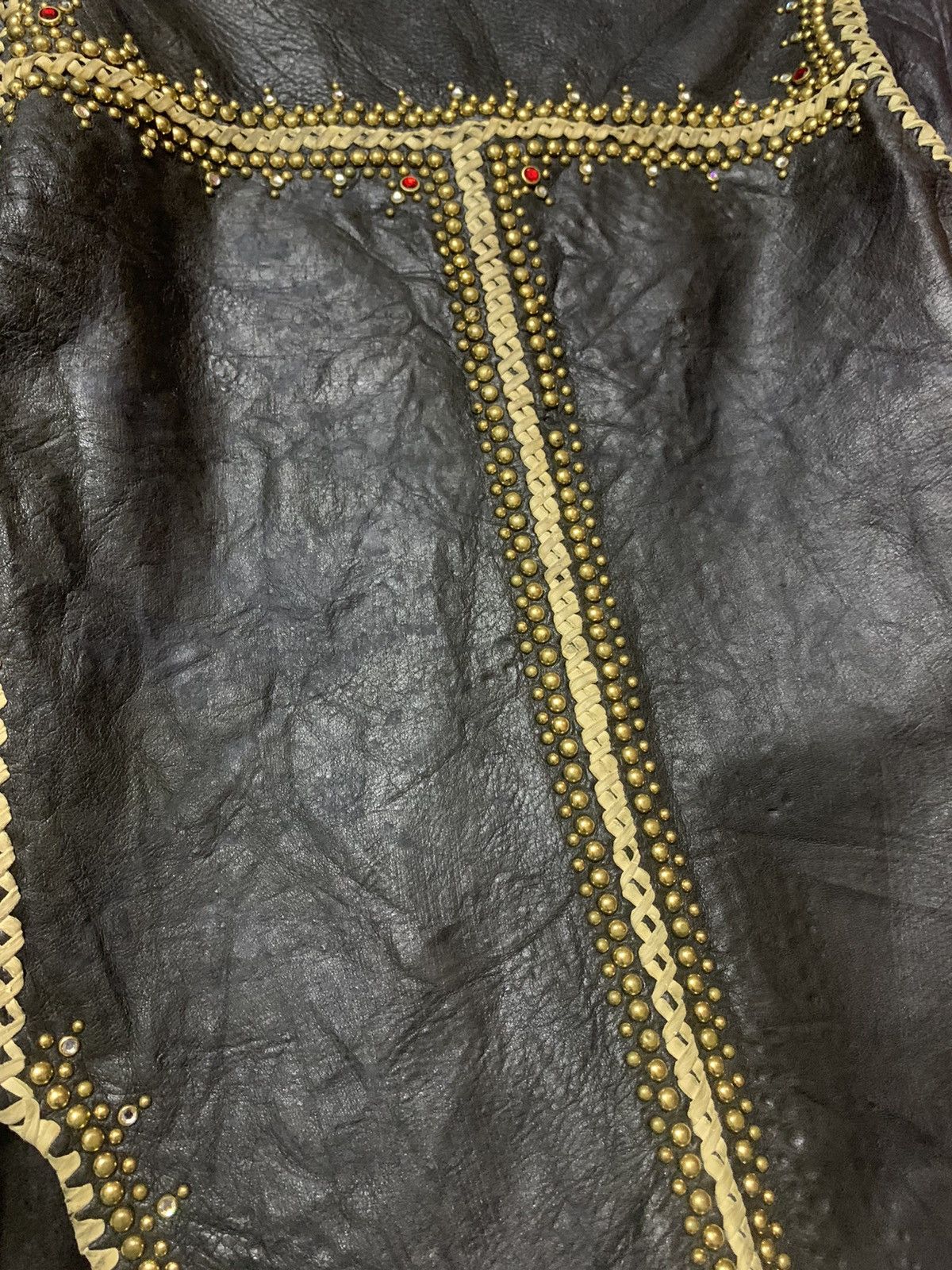 KMRii × Leather Custom Buckman Houston Studed Leather Swarovski Size US S / EU 44-46 / 1 - 16 Thumbnail
